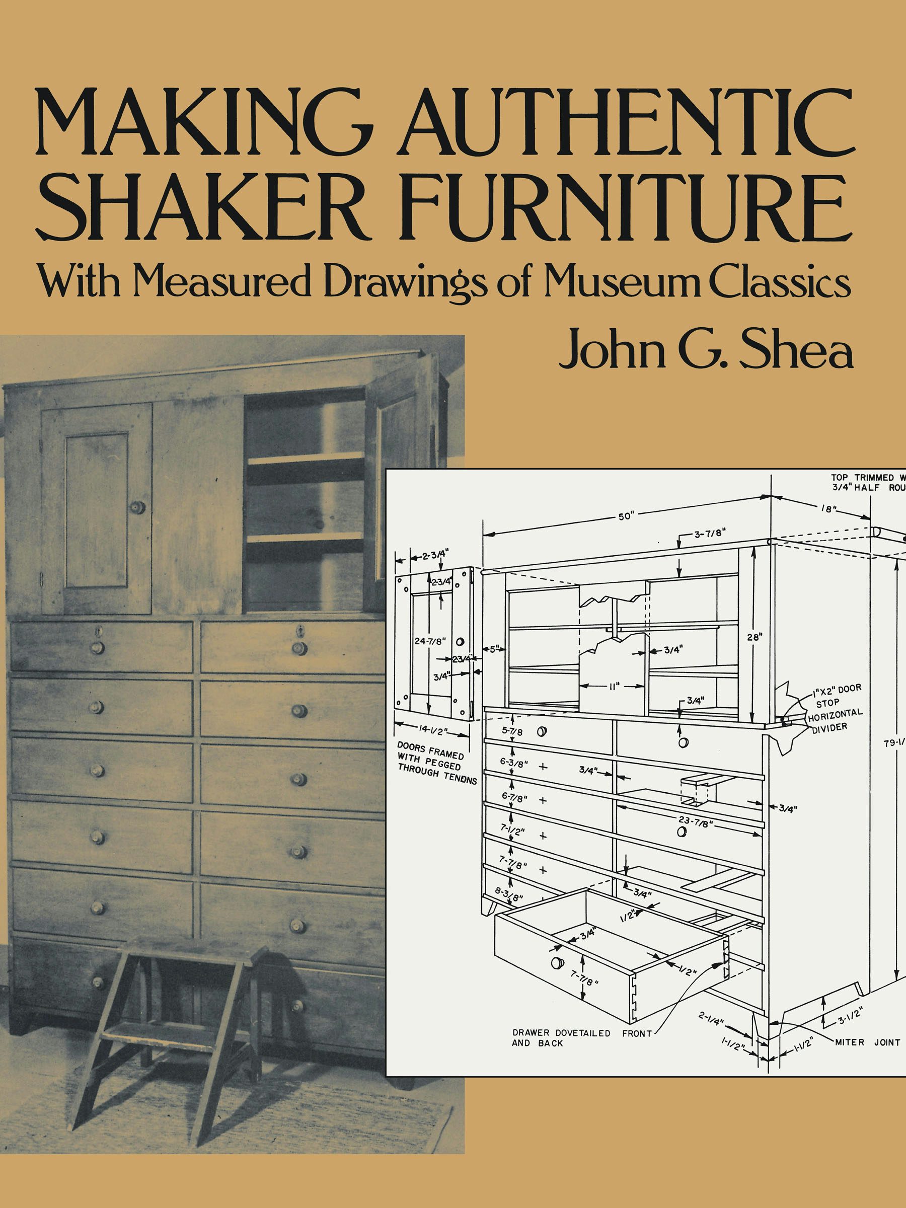 Making Authentic Shaker Furniture – Dover Publications