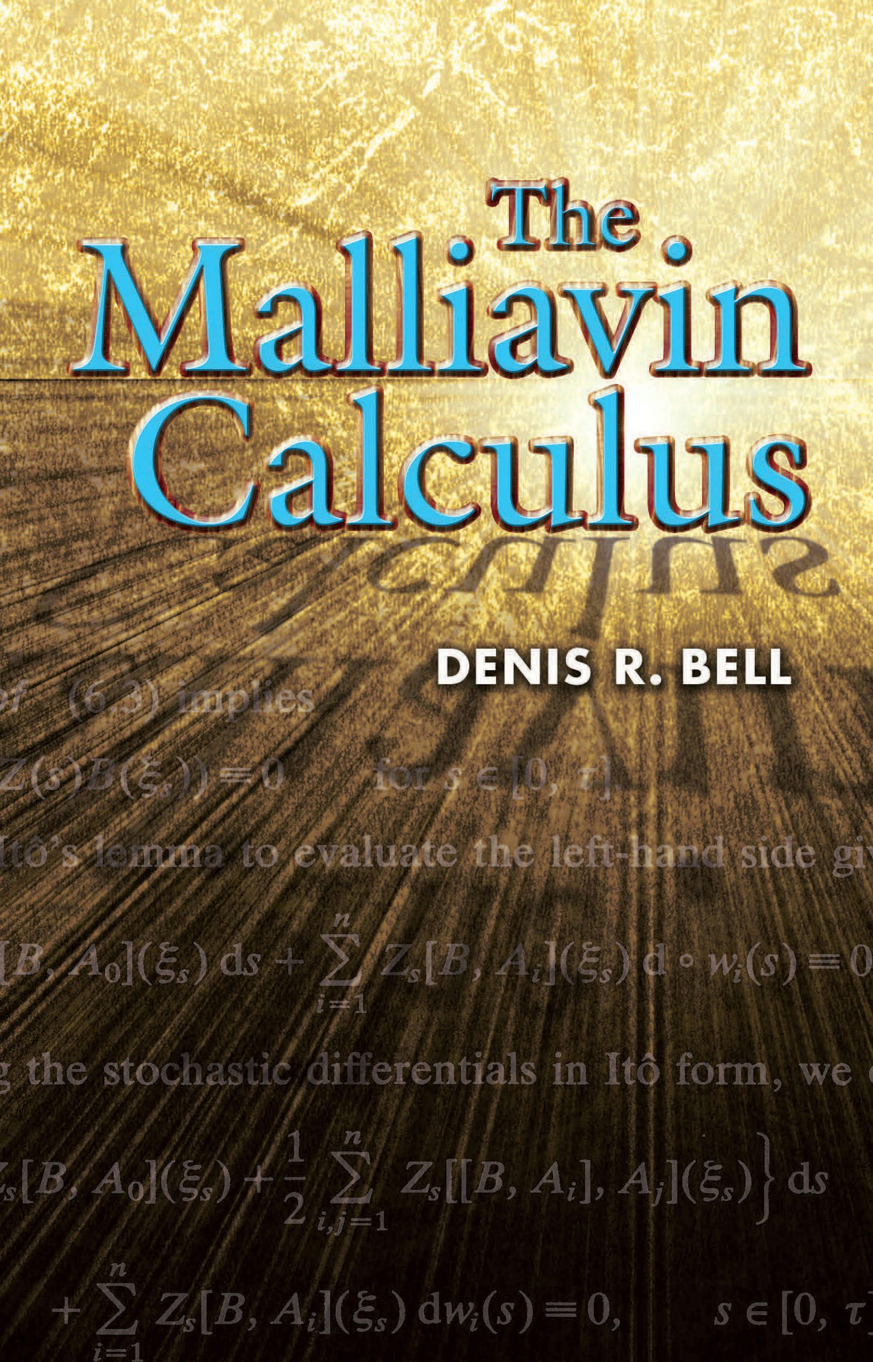 The Malliavin Calculus – Dover Publications