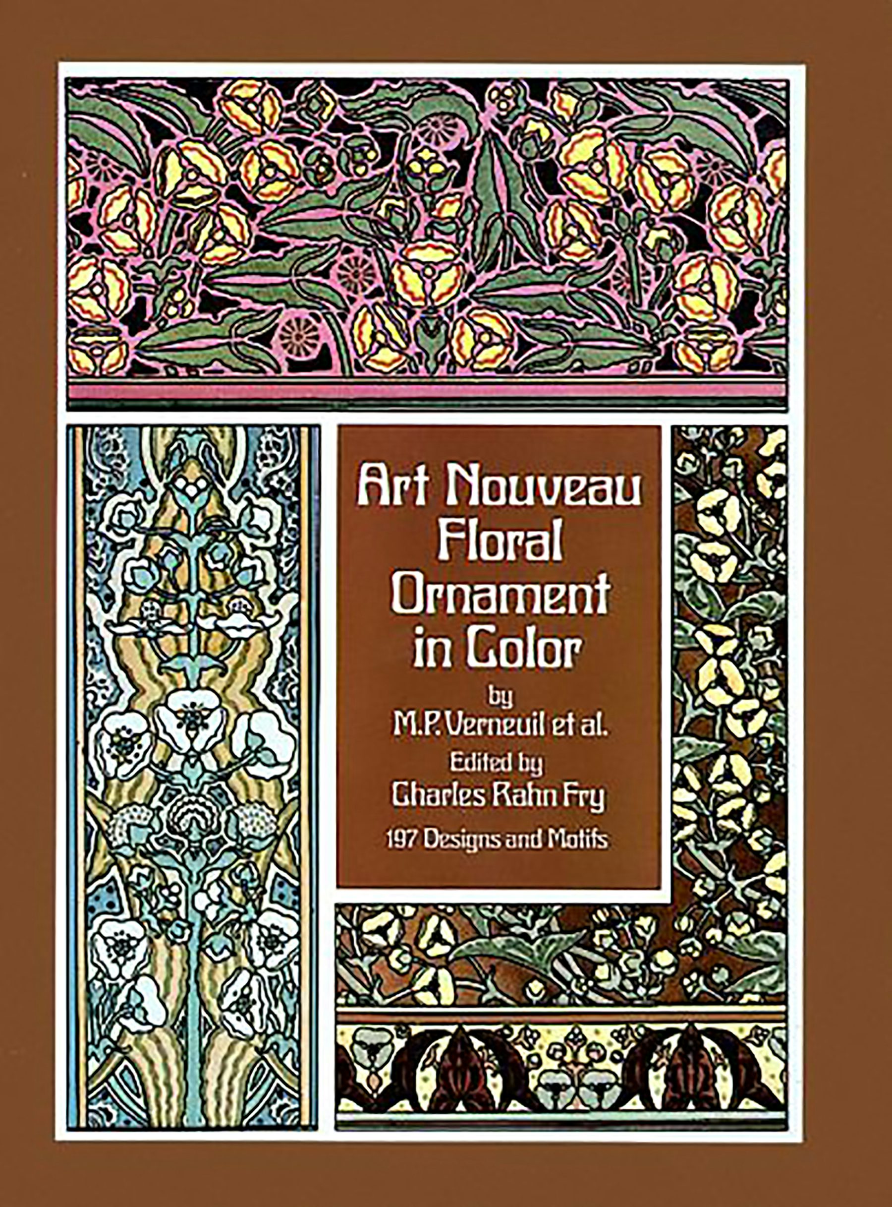 Art Nouveau Floral Ornament in Color – Dover Publications