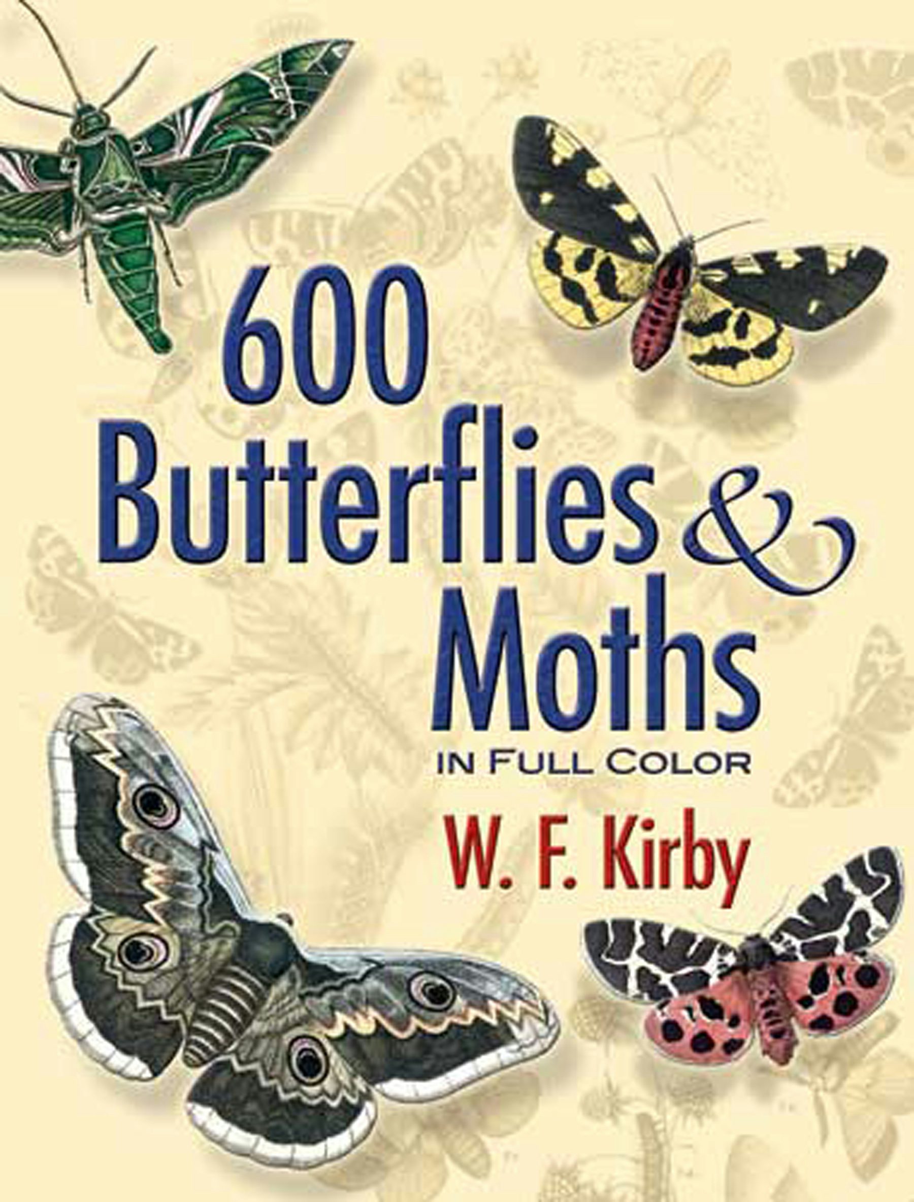 600 Butterflies and Moths in Full Color – Dover Publications