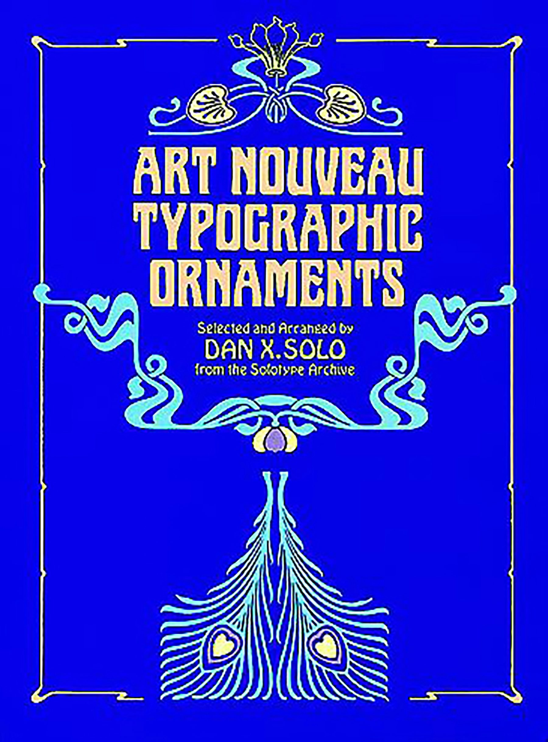 Art Nouveau Typographic Ornaments – Dover Publications