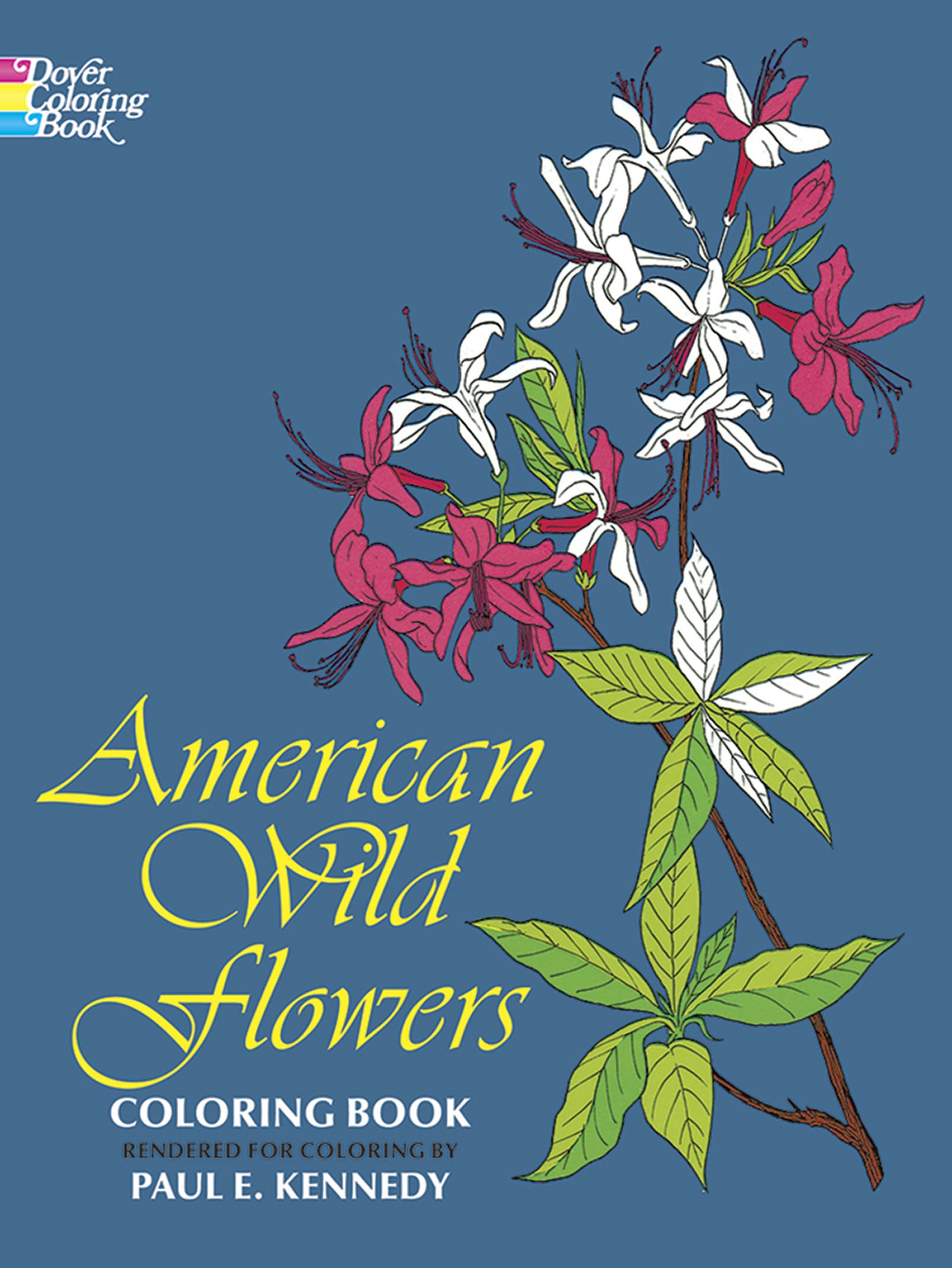 American Wild Flowers Coloring Book – Dover Publications