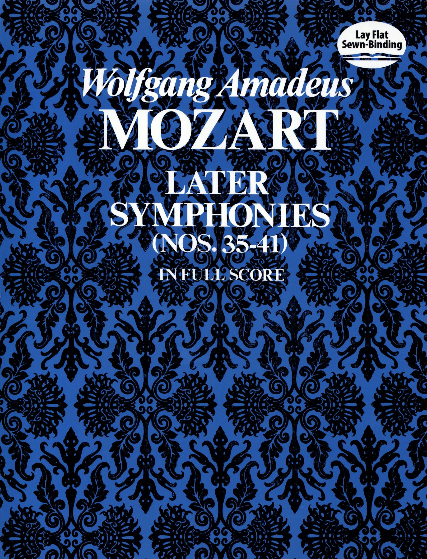Later Symphonies (Nos. 35-41) in Full Score – Dover Publications