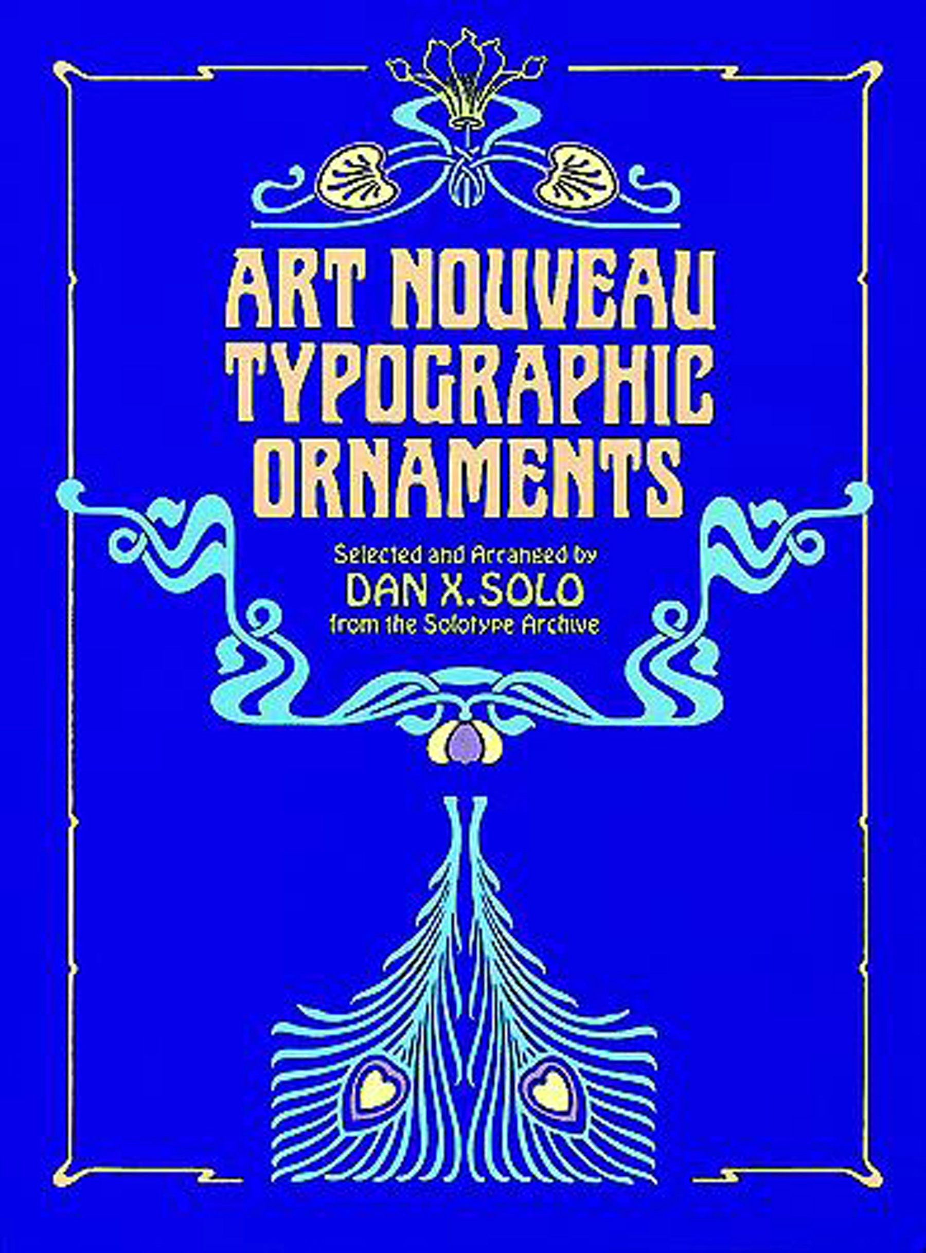 Art Nouveau Typographic Ornaments – Dover Publications