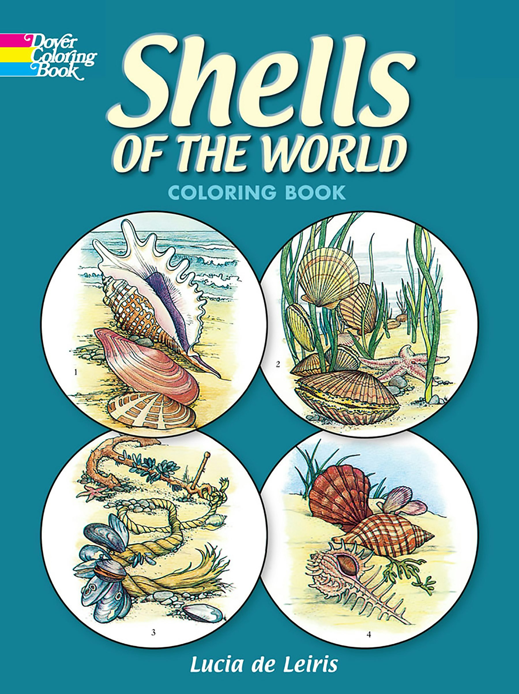 Shells of the World Coloring Book – Dover Publications