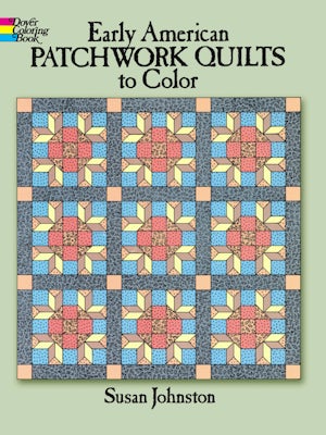 Early American Patchwork Quilts to Color