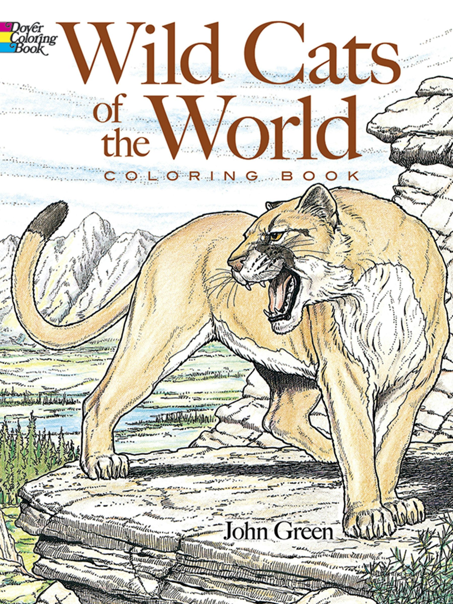 Wild Cats of the World Coloring Book – Dover Publications