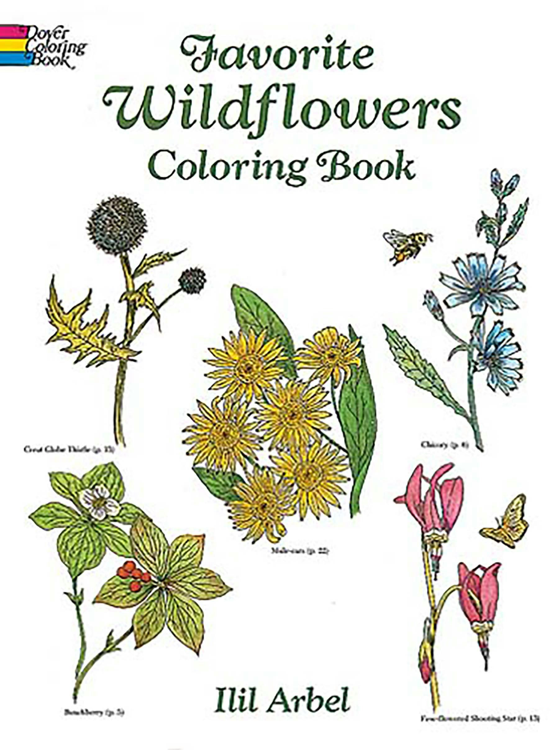 Favorite Wildflowers Coloring Book – Dover Publications