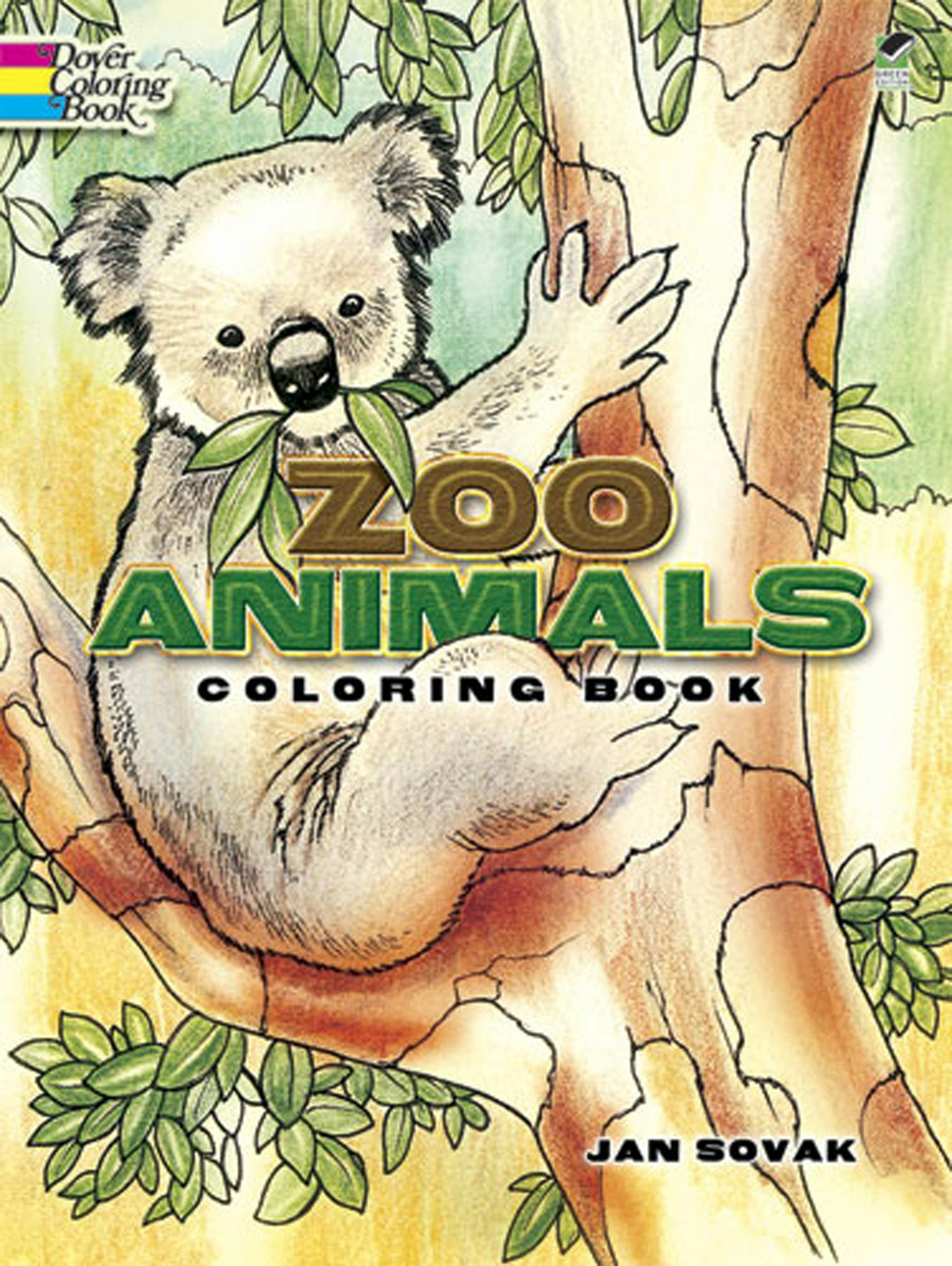 Zoo Animals Coloring Book – Dover Publications