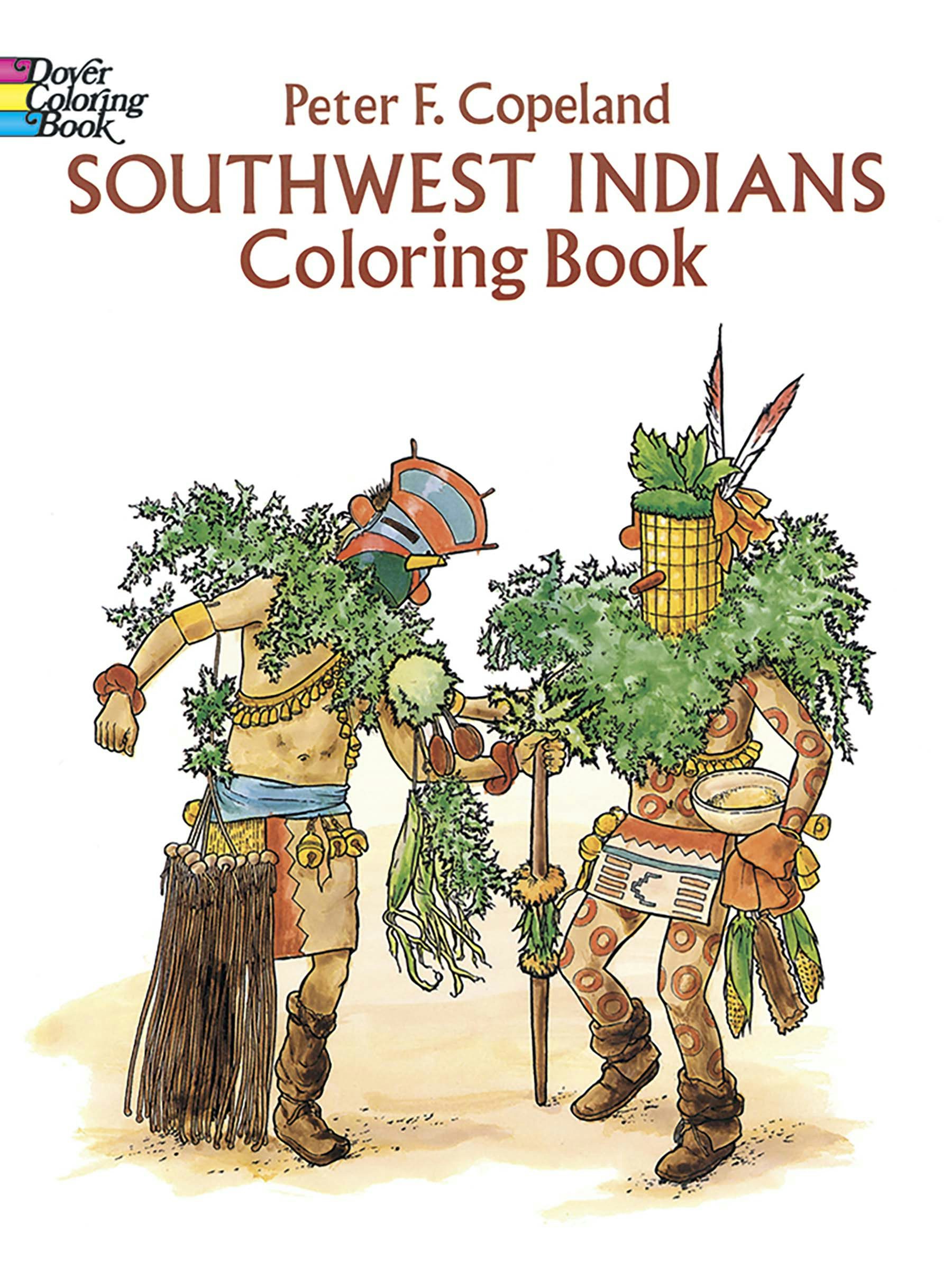 Southwest Indians Coloring Book – Dover Publications
