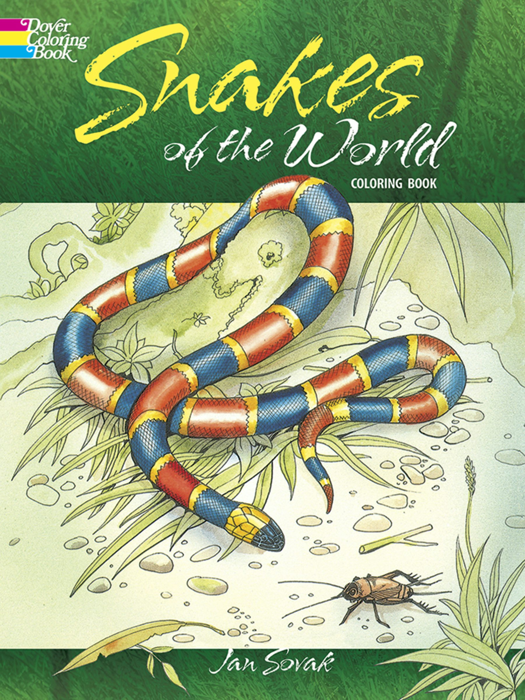 Snakes of the World Coloring Book – Dover Publications