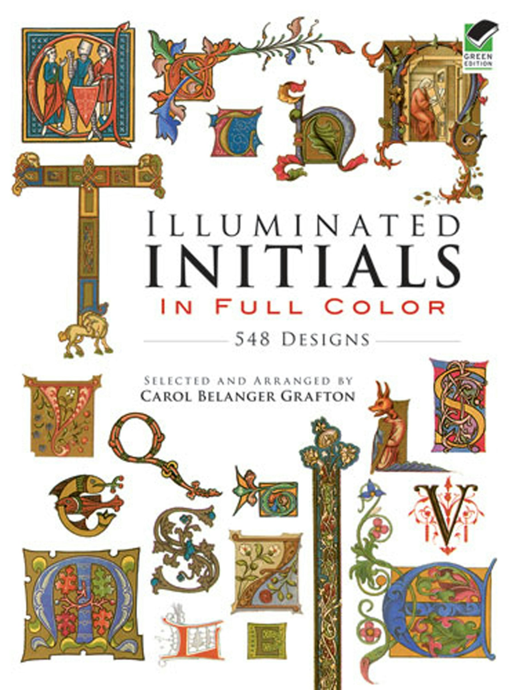 Illuminated Initials in Full Color – Dover Publications