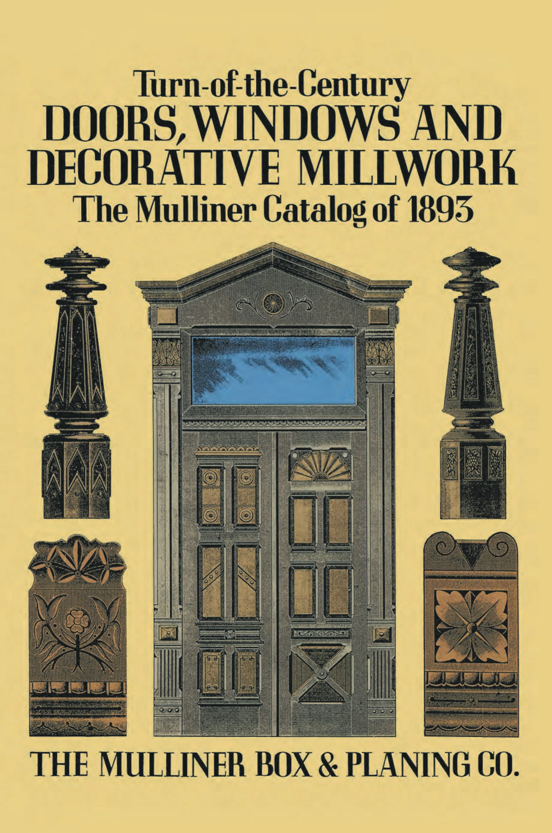 レア　建築洋書　Defining Criteria Turn-of-the-Century Doors, Windows and Decorative Millwork – Dover