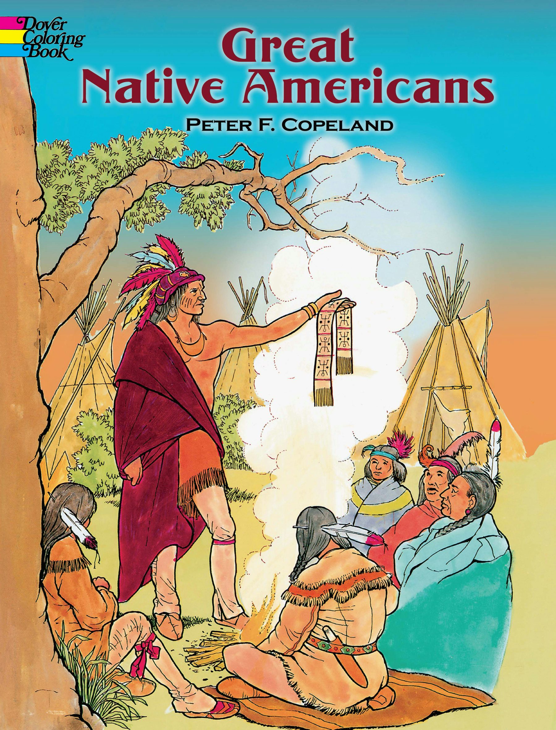 Great Native Americans Coloring Book – Dover Publications