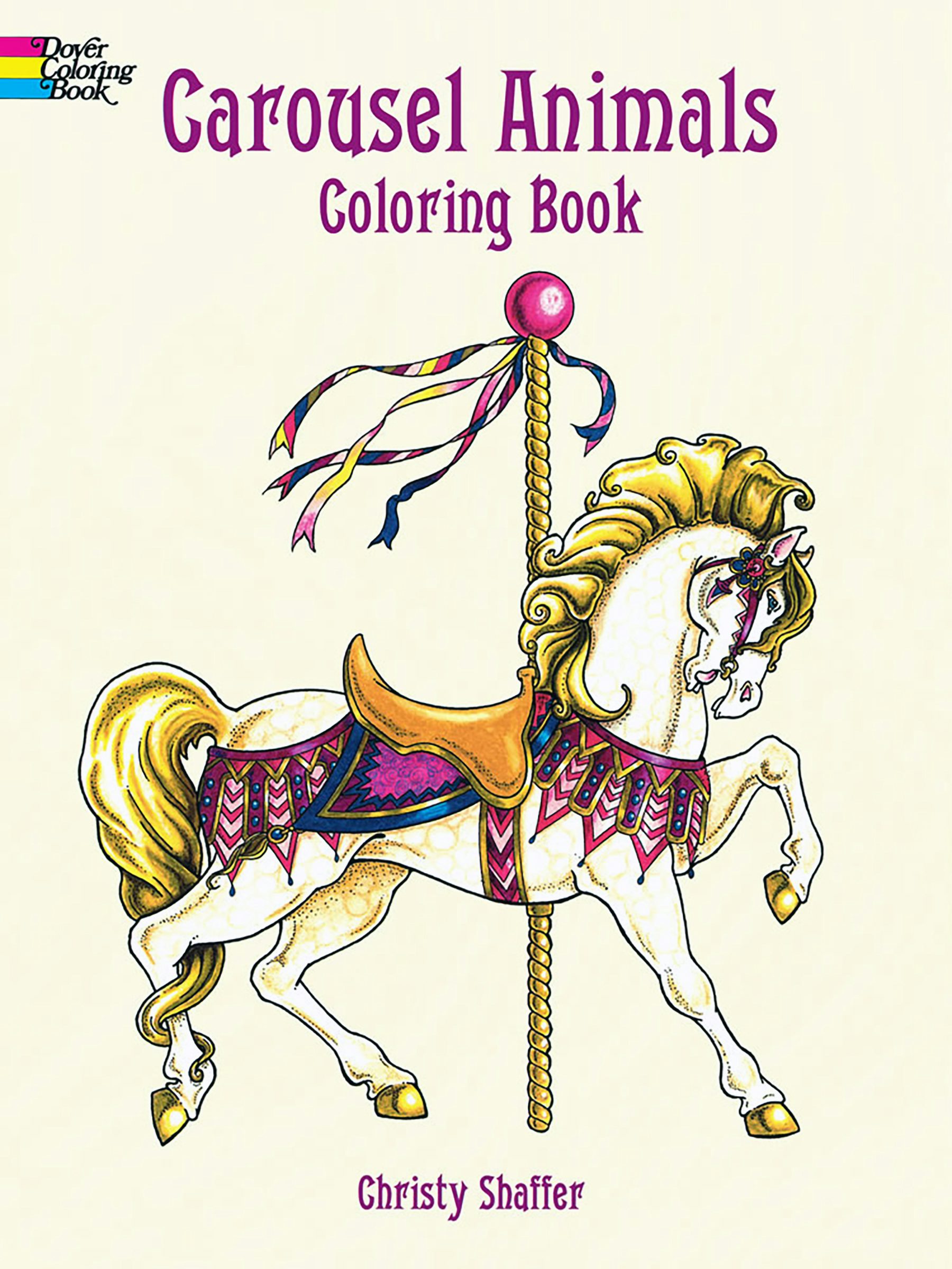 Carousel Animals Coloring Book – Dover Publications