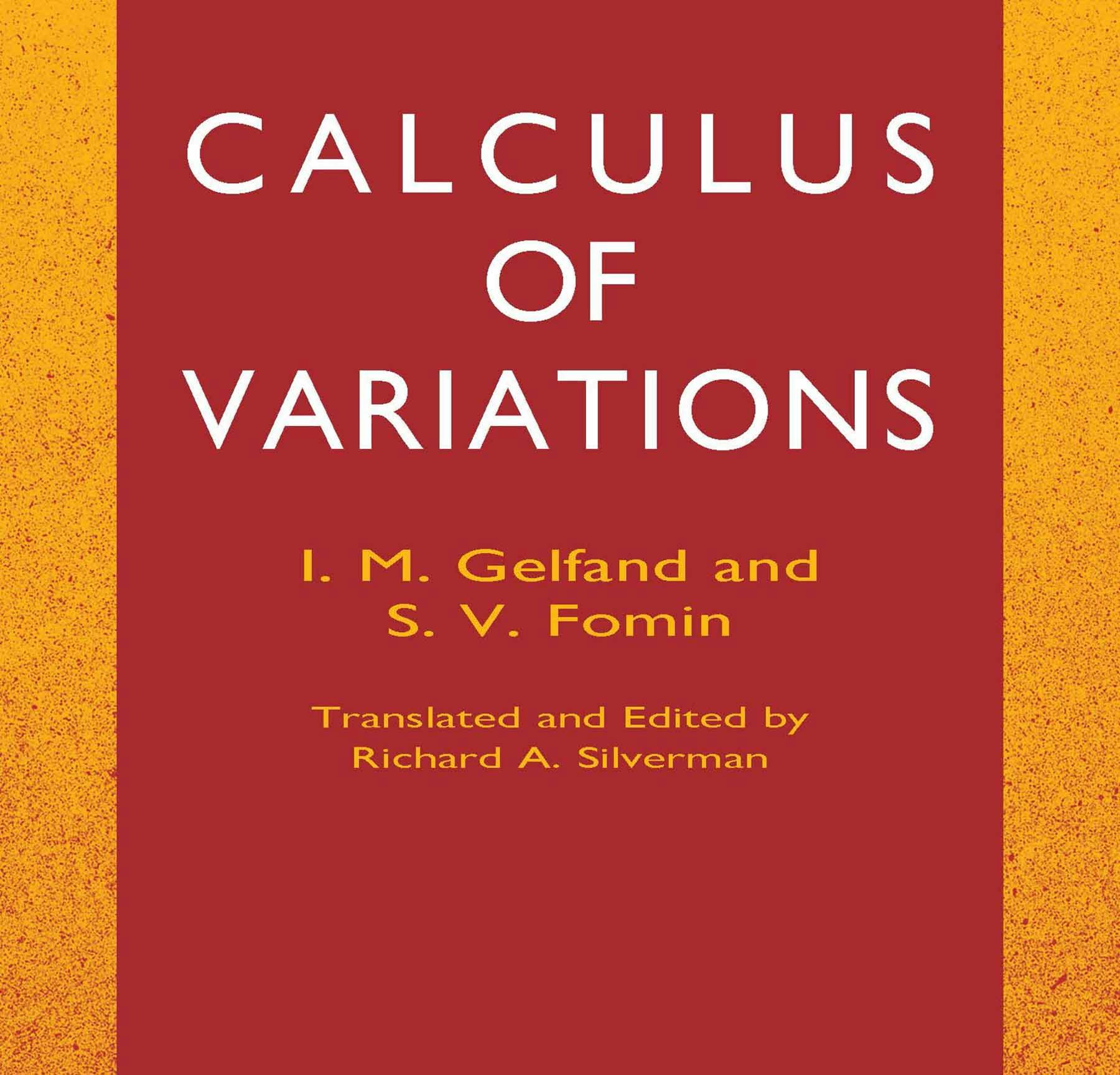 Calculus of Variations – Dover Publications
