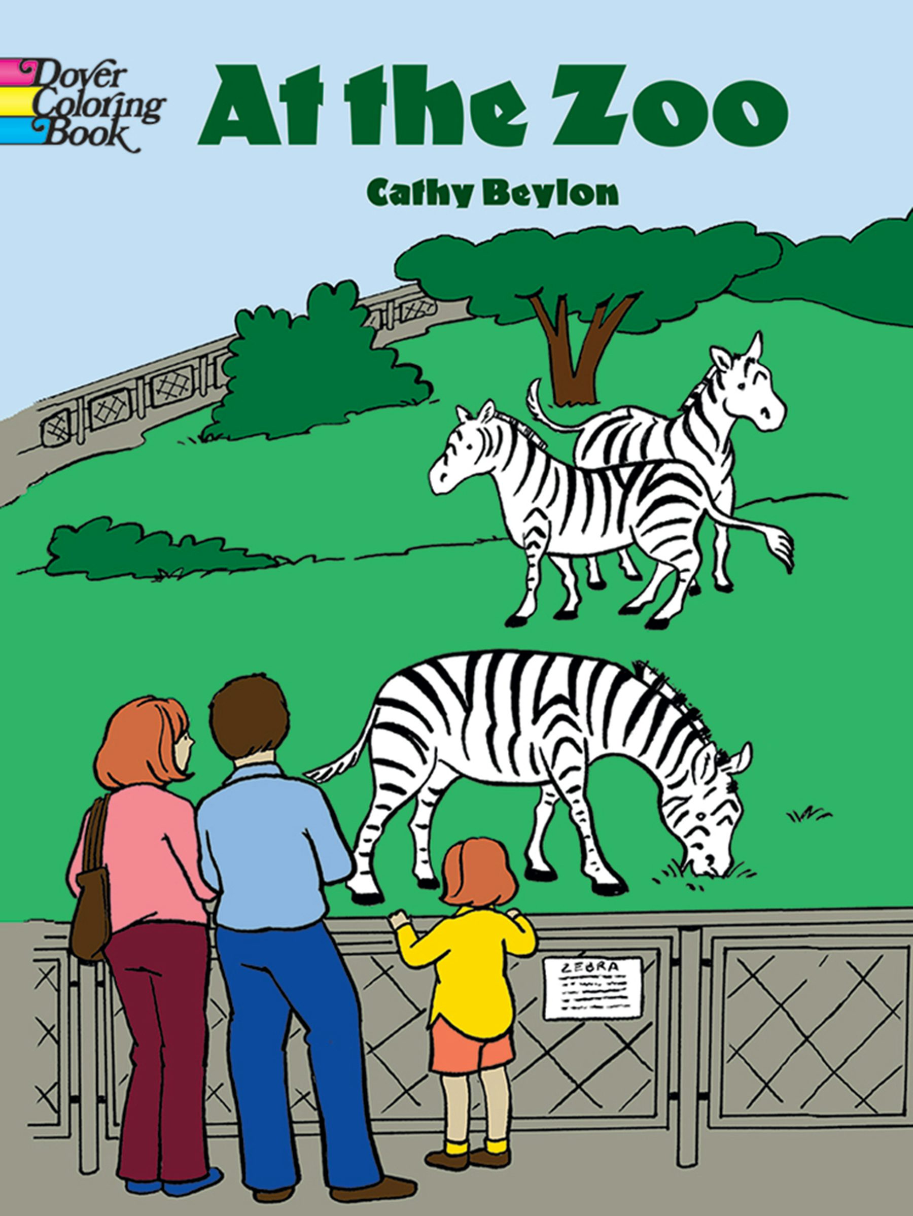 At the Zoo Coloring Book – Dover Publications