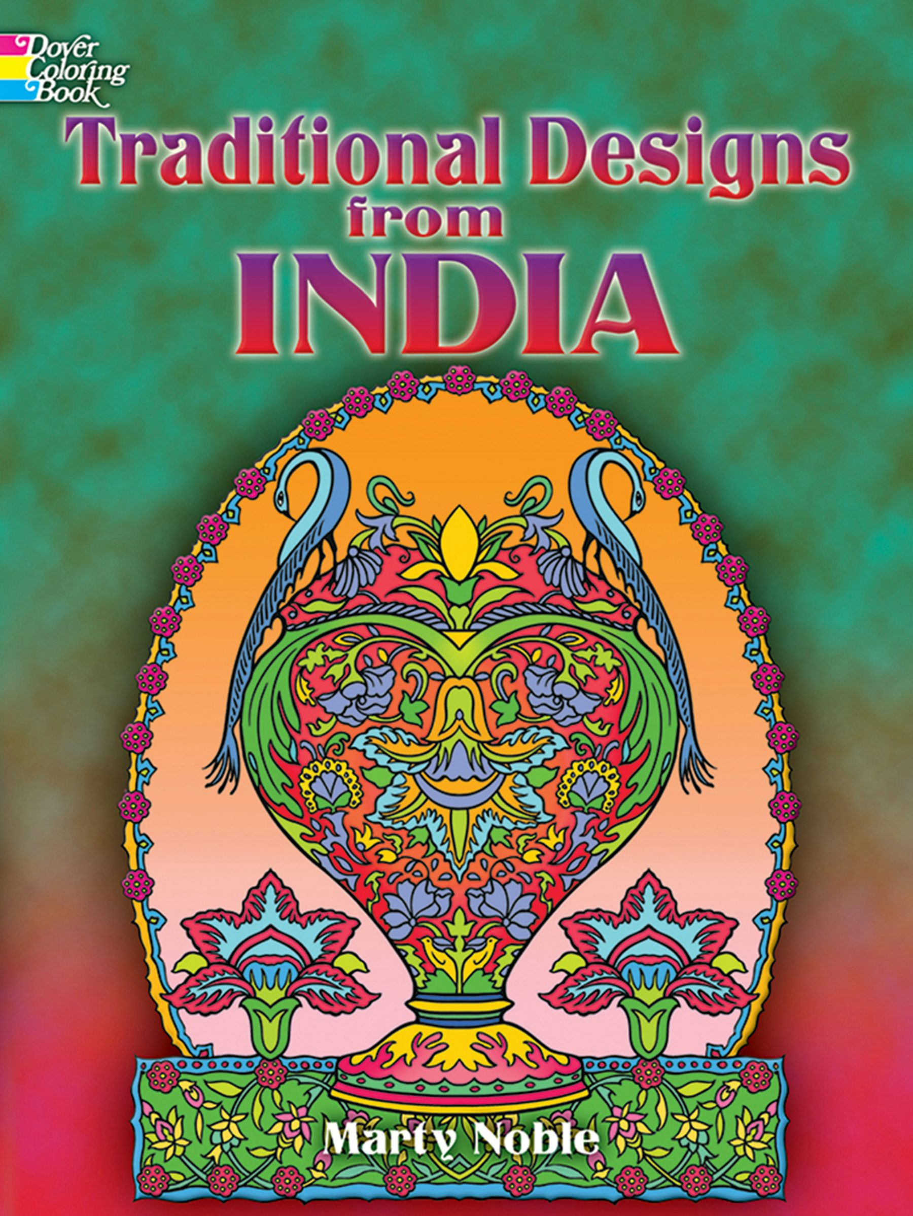 洋書☆テキスタイルアートオブインディアINDIA☆CHRONICLE BOOKS Traditional Designs from India Coloring Book – Dover Publications