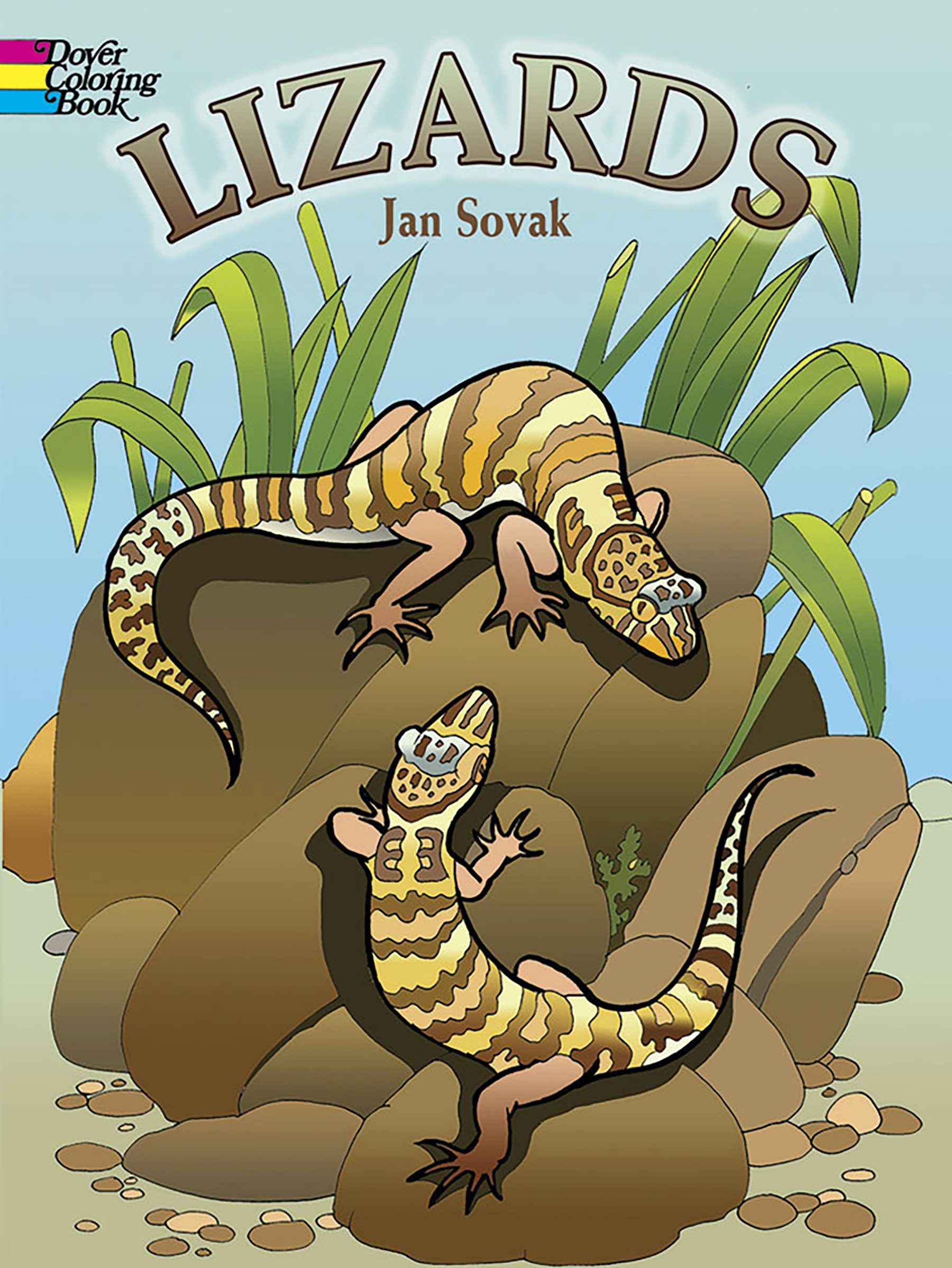 Lizards Coloring Book – Dover Publications