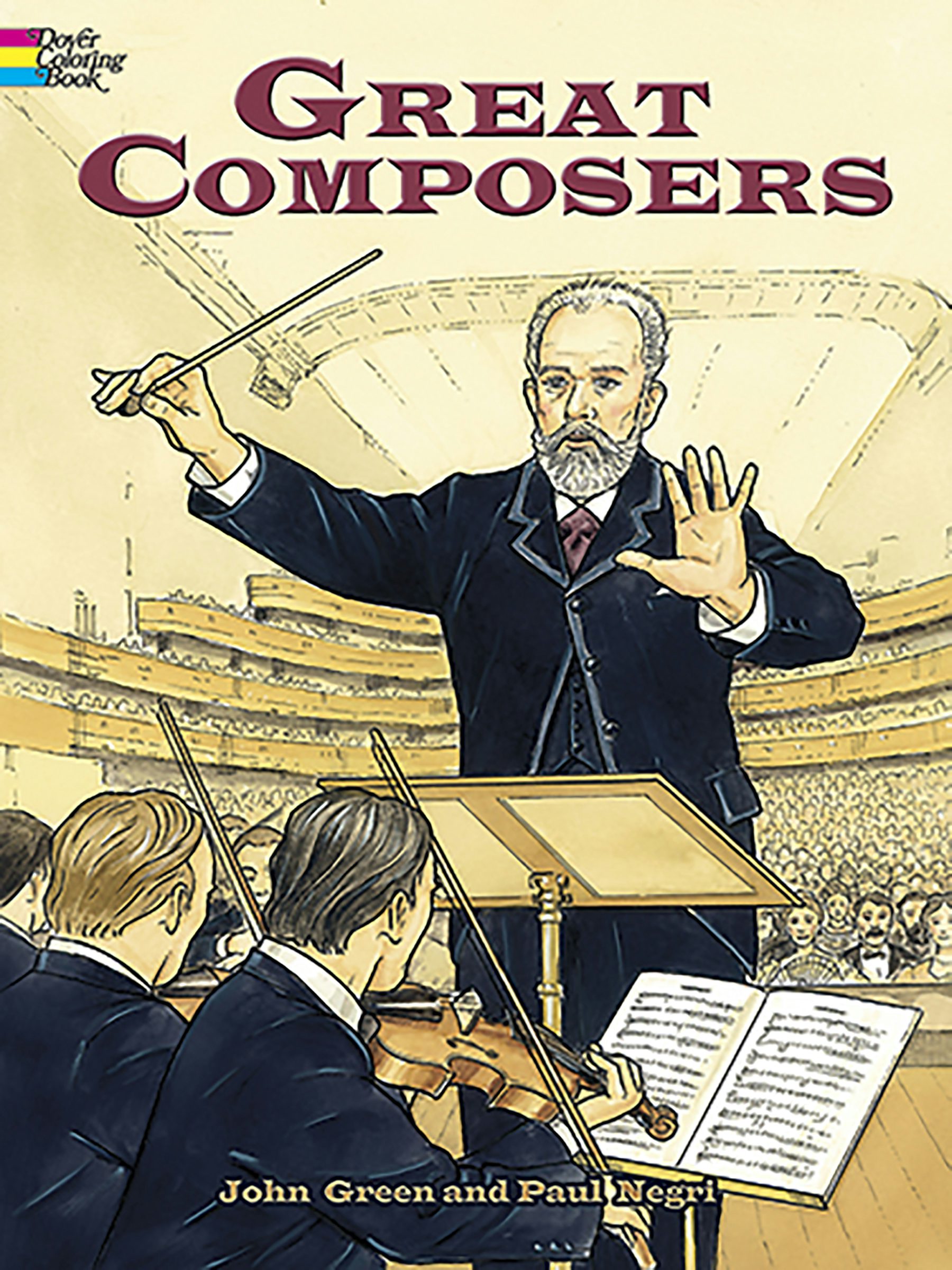 Great Composers Coloring Book – Dover Publications