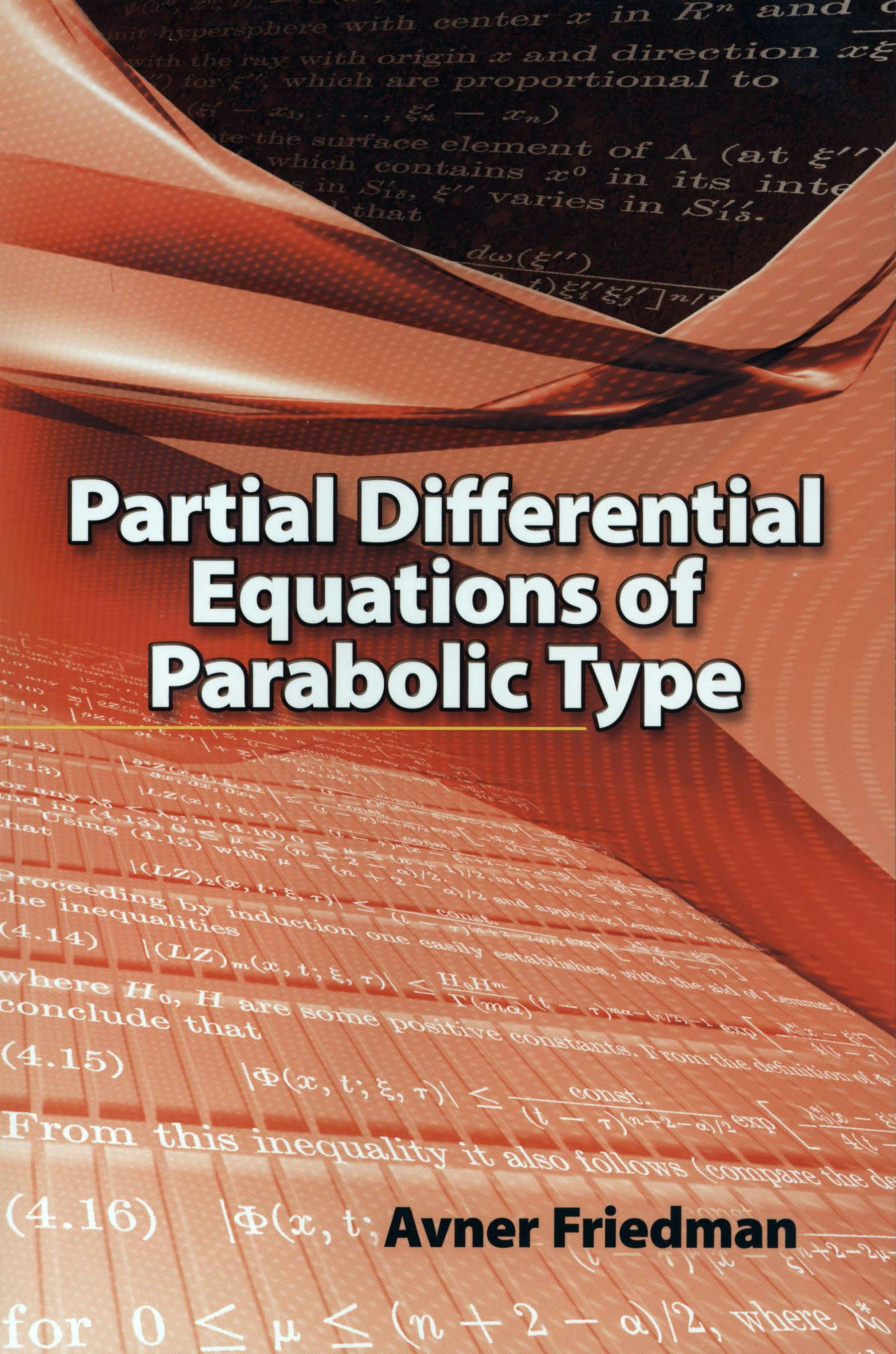 Partial Differential Equations of Parabolic Type – Dover Publications