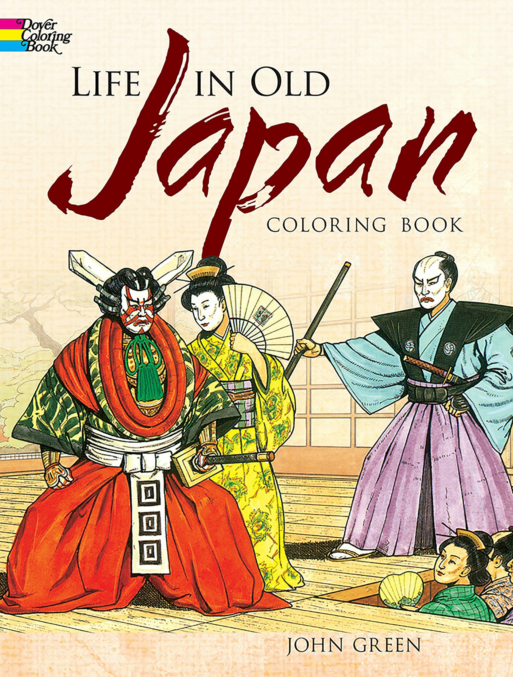 Life in Old Japan Coloring Book – Dover Publications