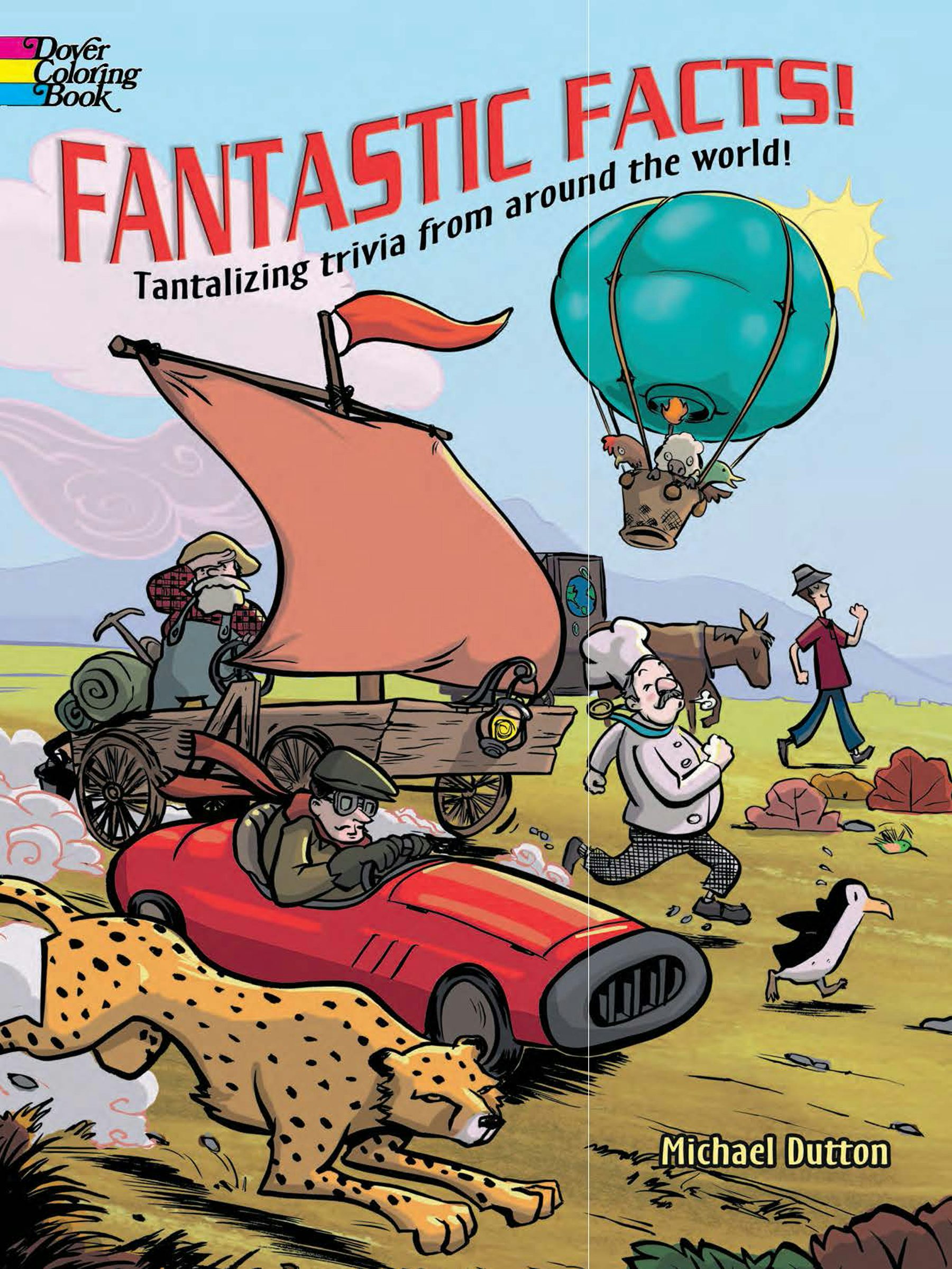 Fantastic Facts! Coloring Book – Dover Publications