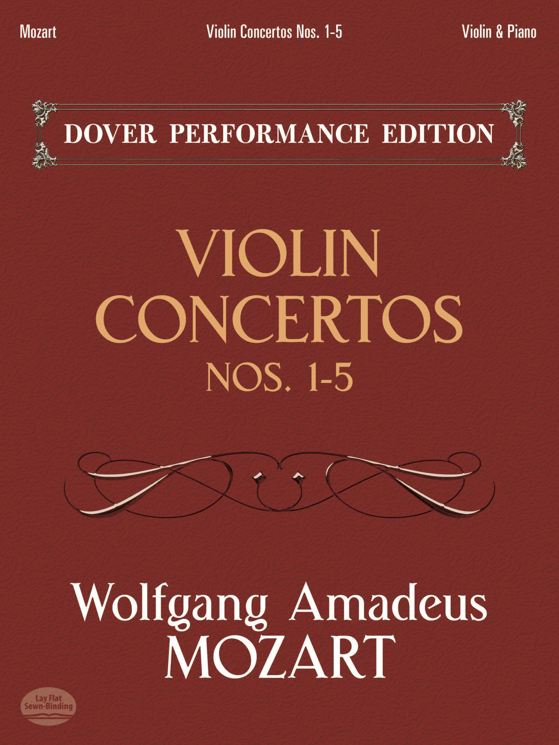 Violin Concertos Nos. 1-5 – Dover Publications