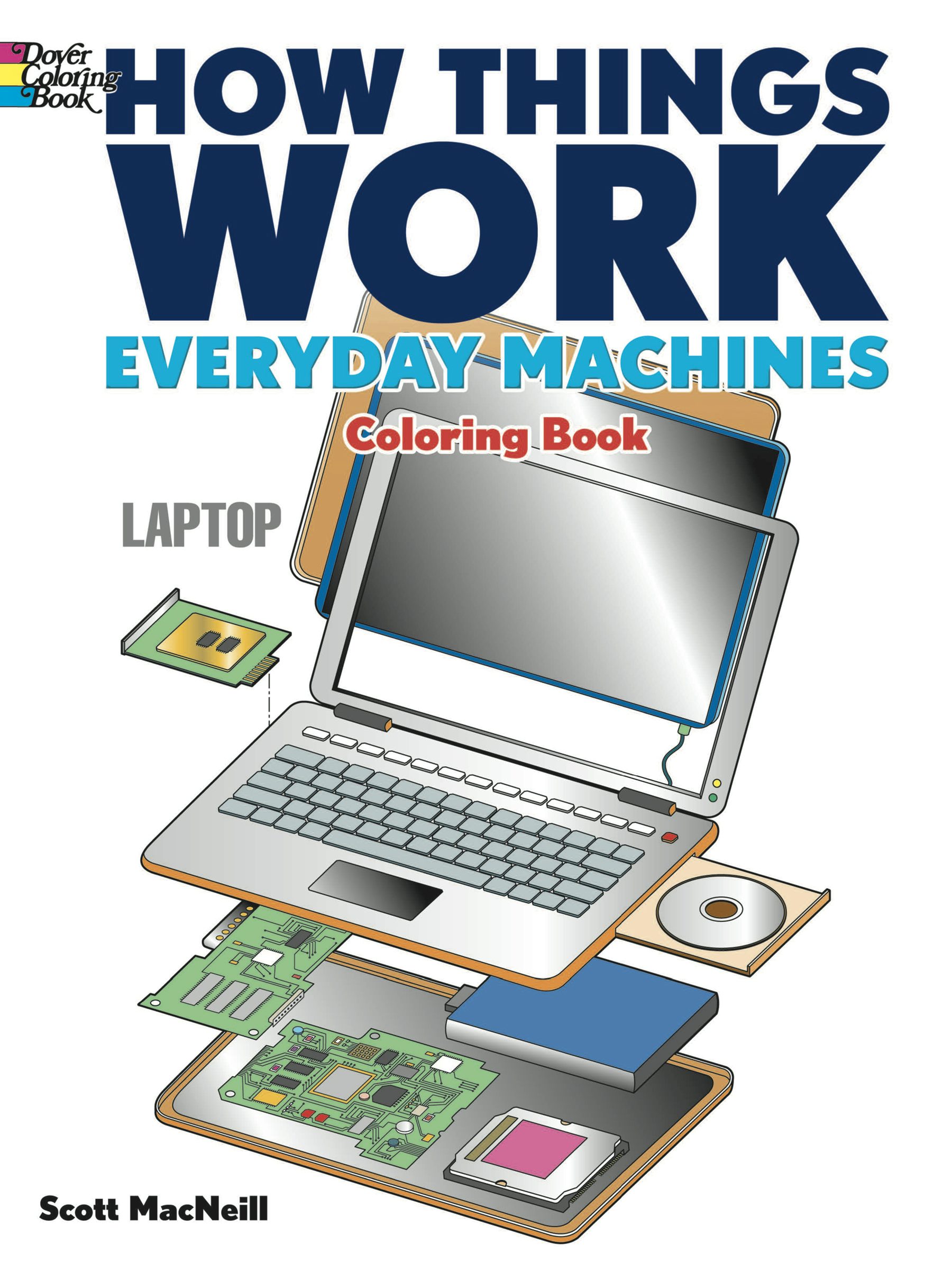 How Things Work -- Everyday Machines Coloring Book – Dover