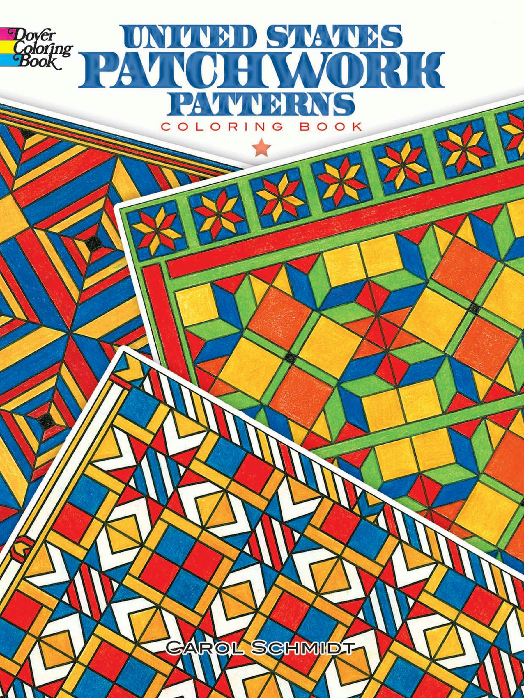 United States Patchwork Patterns Coloring Book – Dover Publications