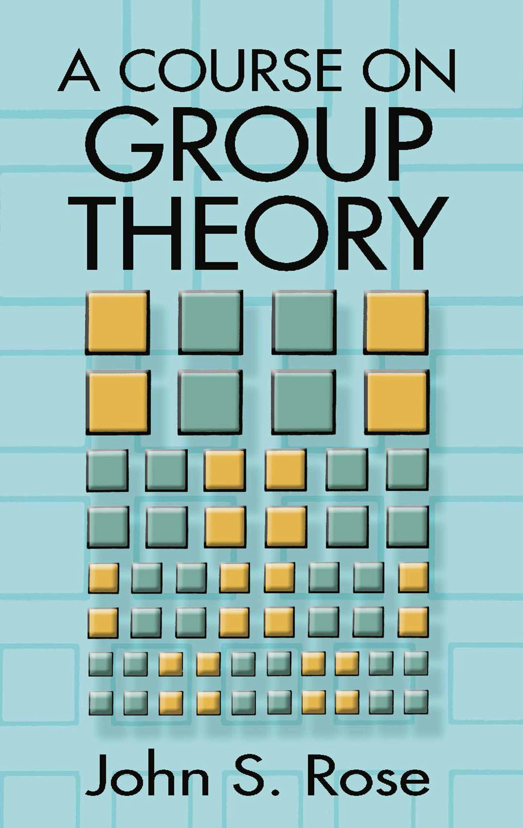 A Course on Group Theory – Dover Publications