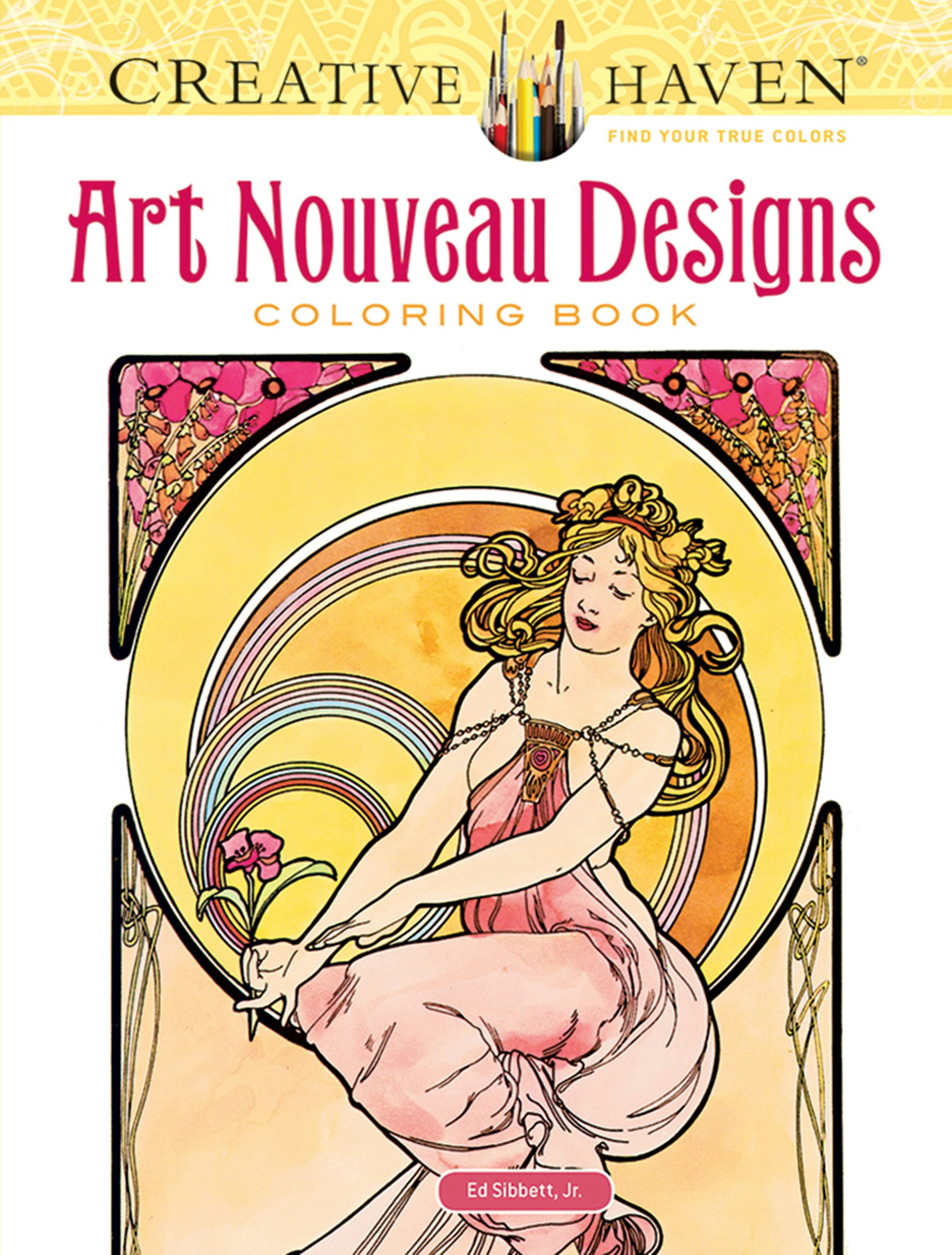 Creative Haven Art Nouveau Designs Coloring Book – Dover Publications