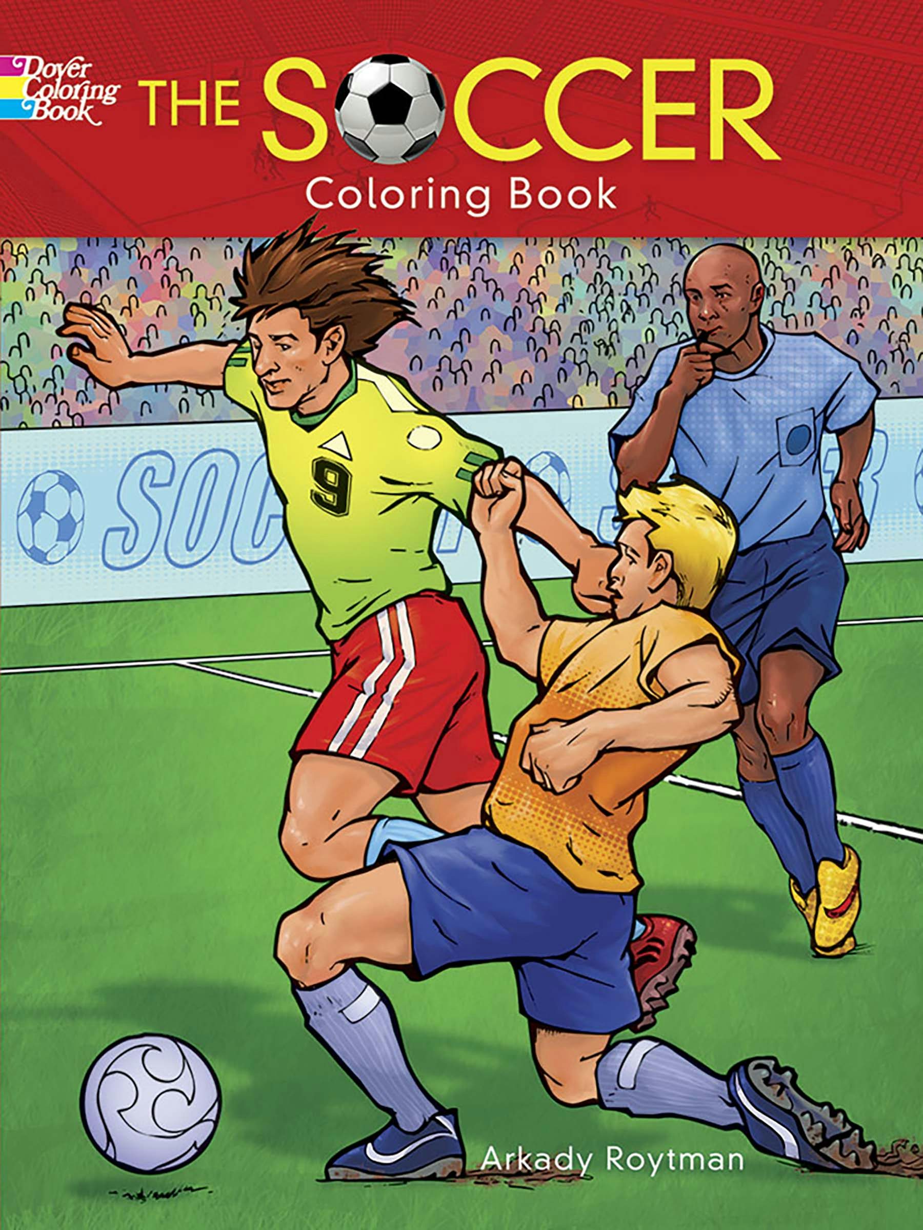 The Soccer Coloring Book – Dover Publications