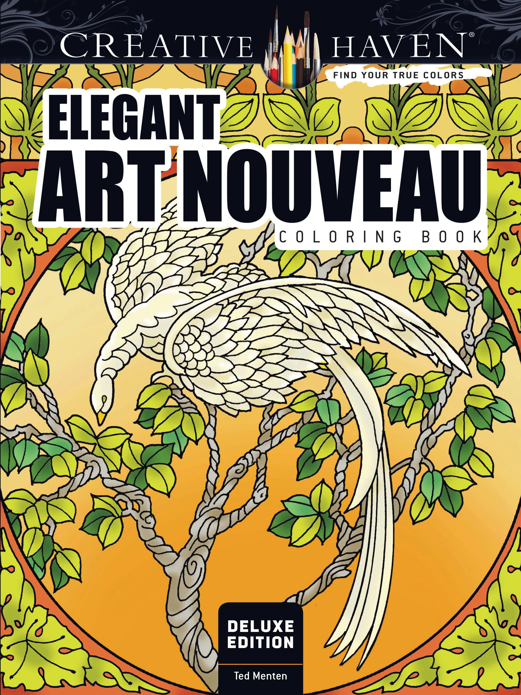 Creative Haven Deluxe Edition Elegant Art Nouveau Coloring