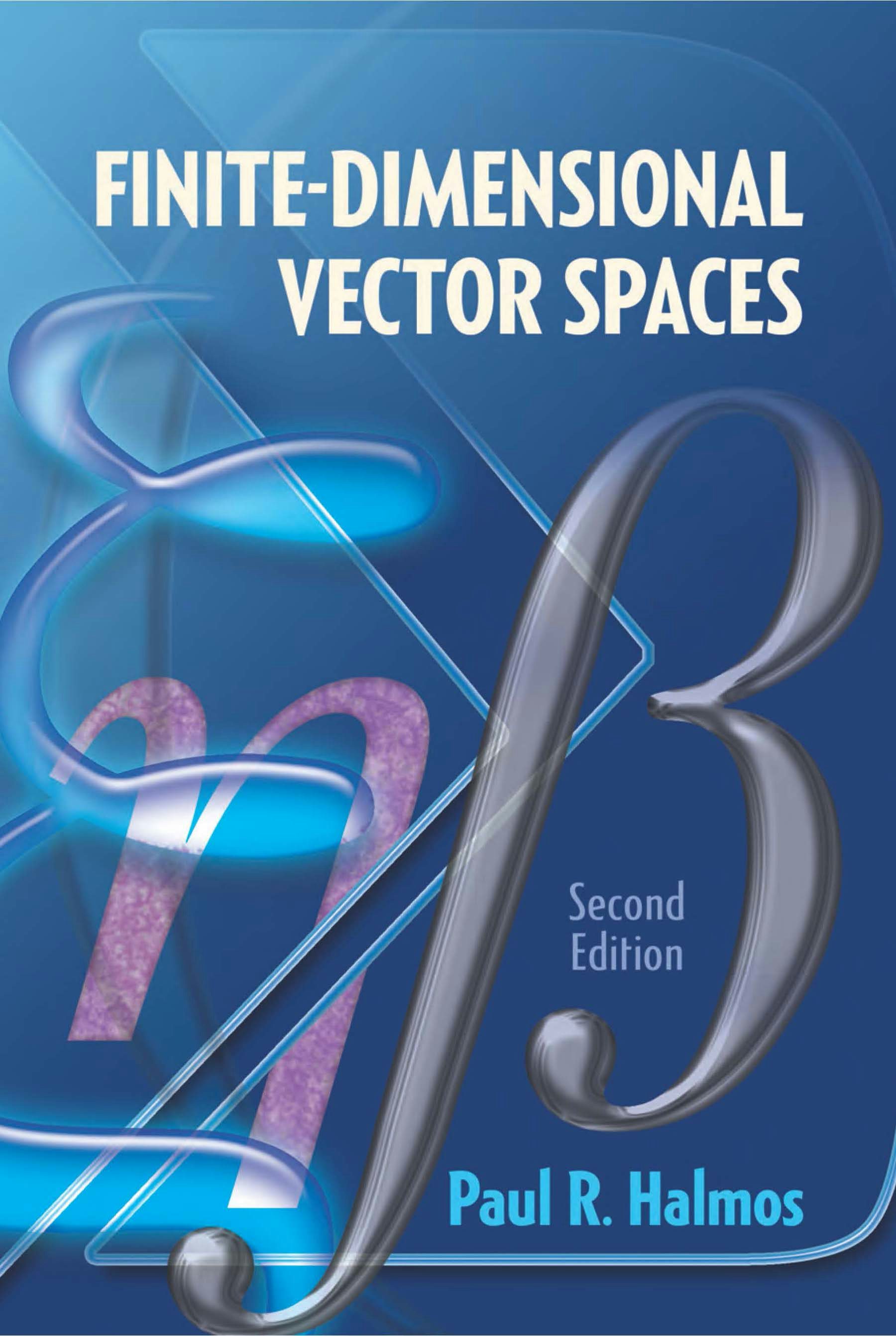 Finite-Dimensional Vector Spaces – Dover Publications