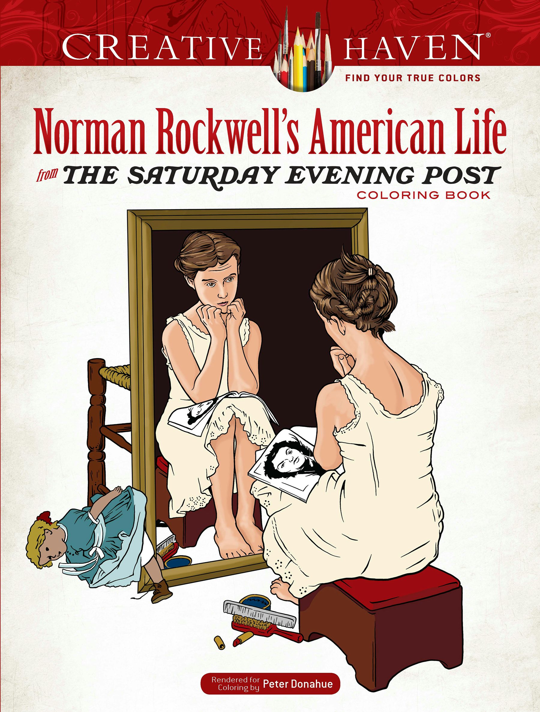 Creative Haven Norman Rockwell's American Life from The Saturday