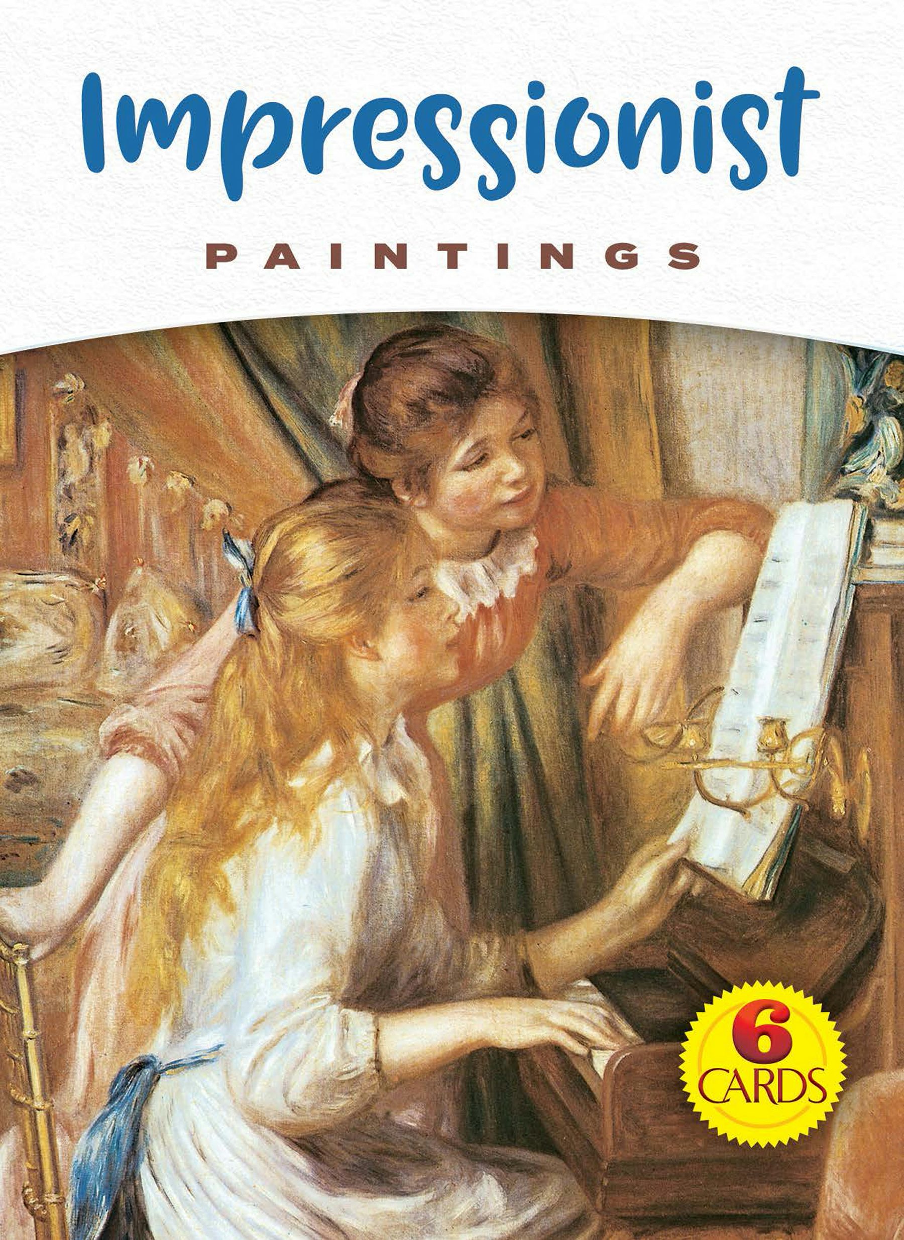 1907年　絵画　洋書　postcard painting book Impressionist Paintings – Dover Publications