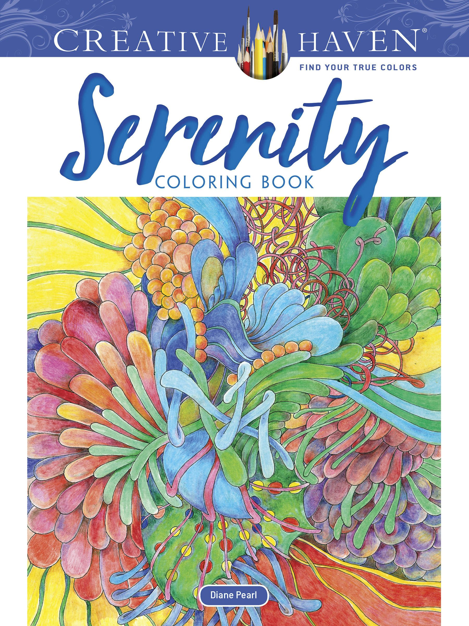 Creative Haven Serenity Coloring Book – Dover Publications