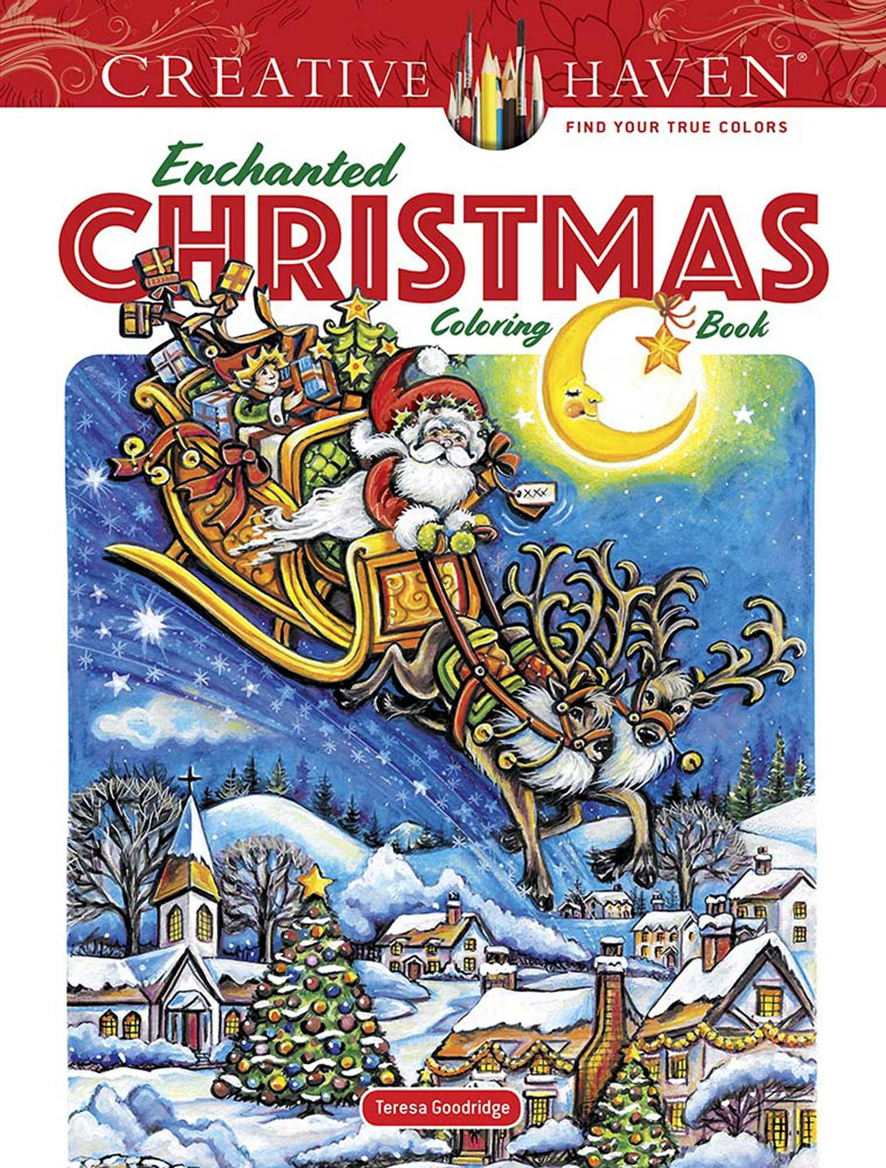 Creative Haven Enchanted Christmas Coloring Book – Dover