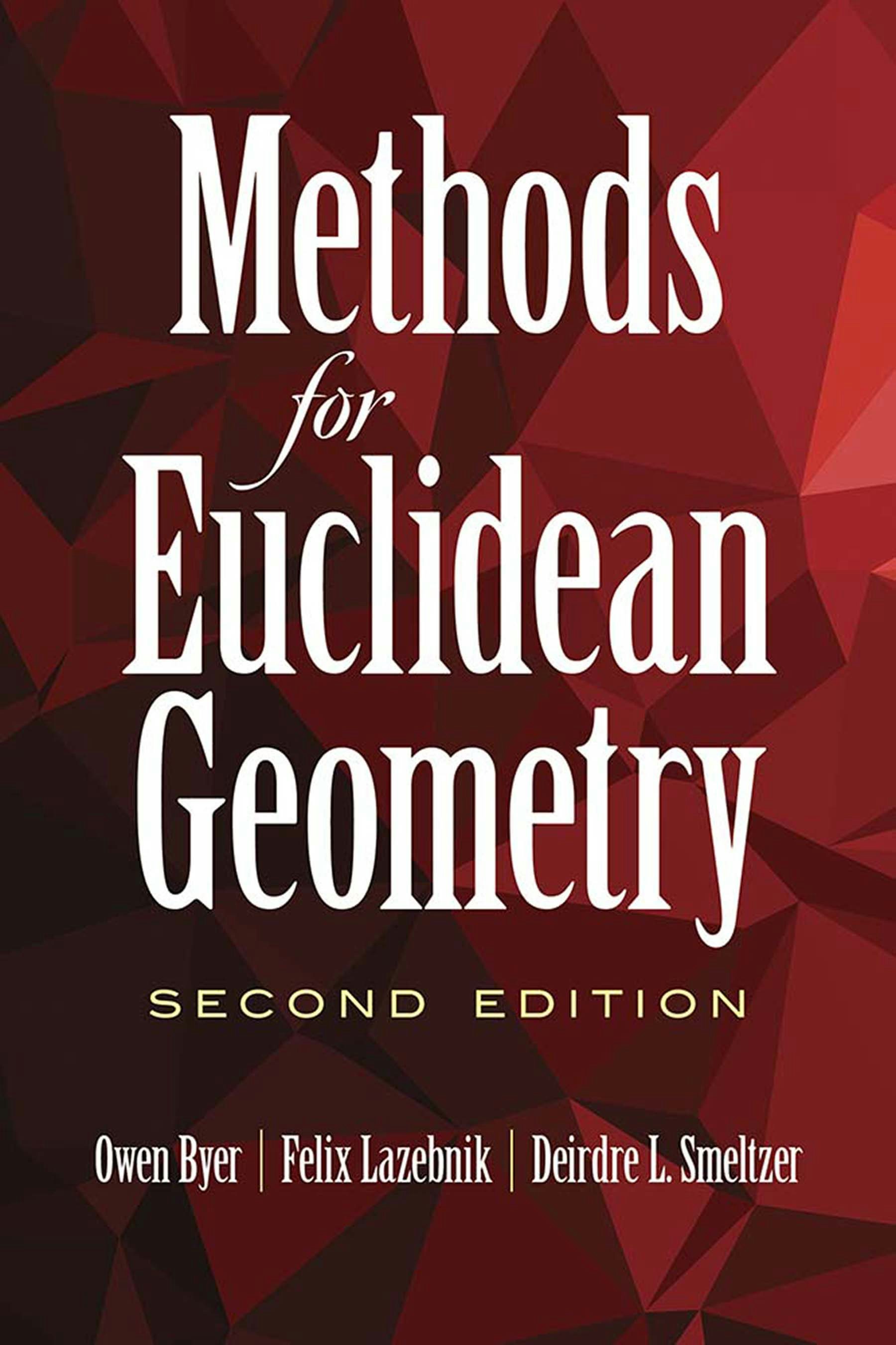 Methods for Euclidean Geometry – Dover Publications