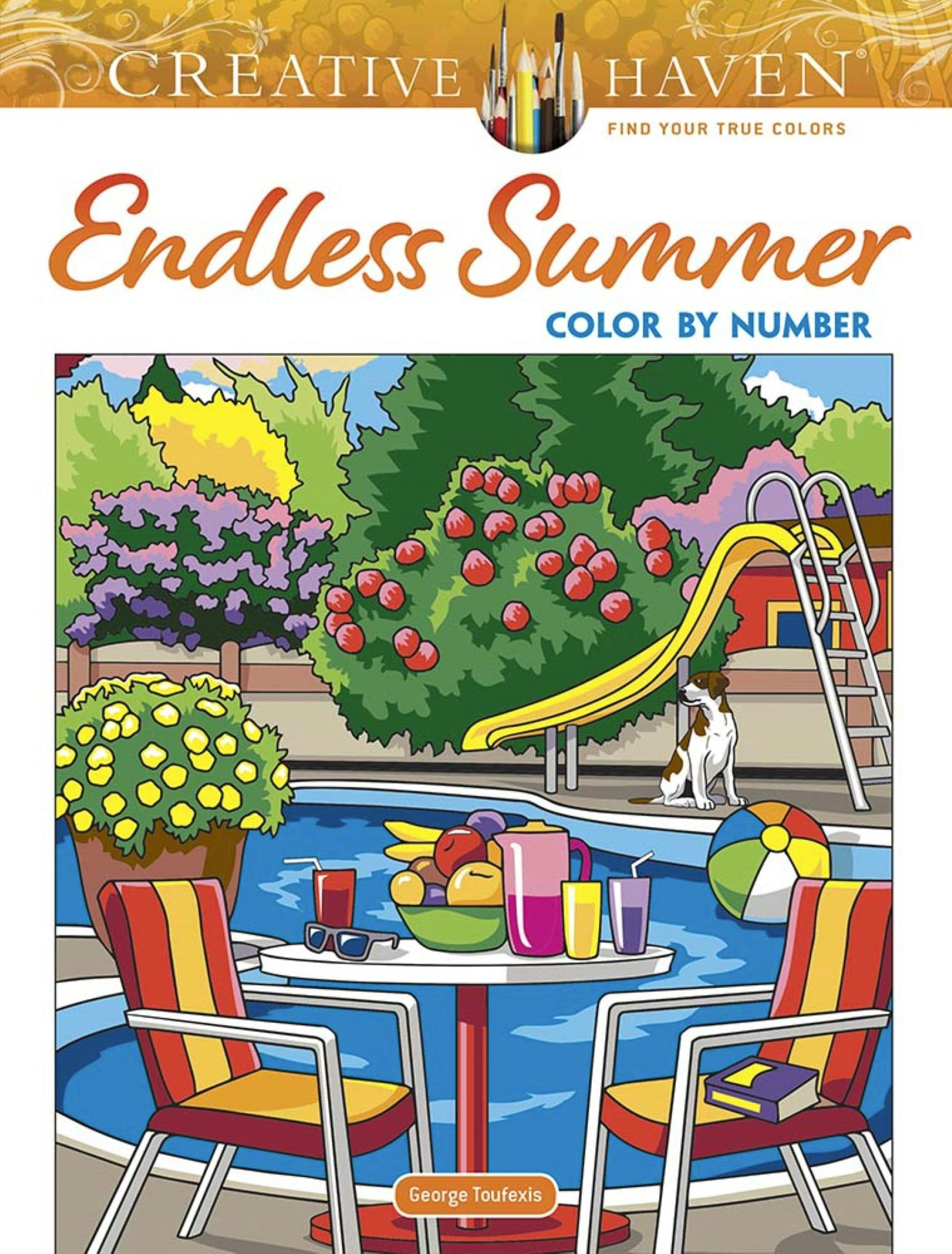 Creative Haven Endless Summer Color by Number – Dover Publications