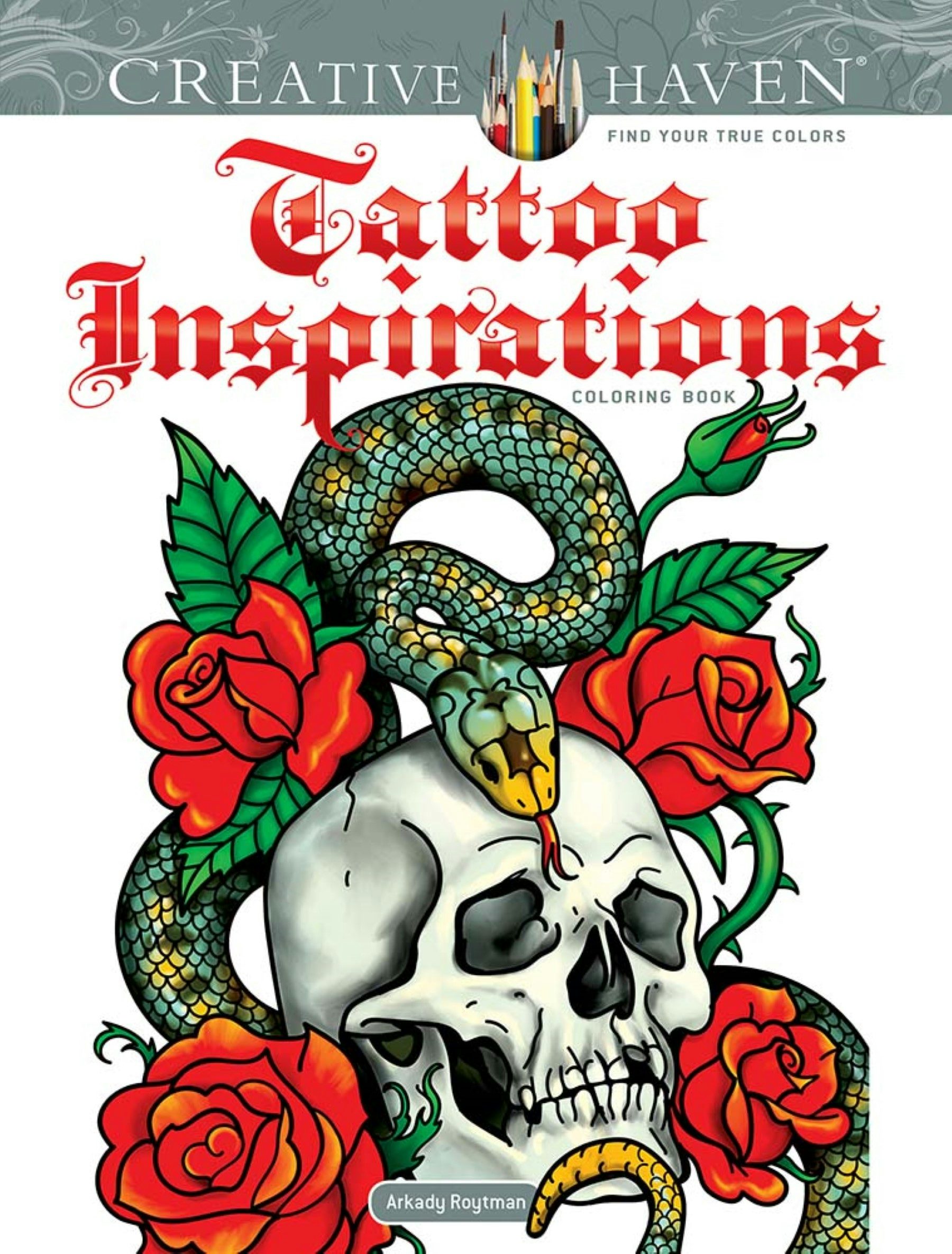 Creative Haven Tattoo Inspirations Coloring Book – Dover Publications