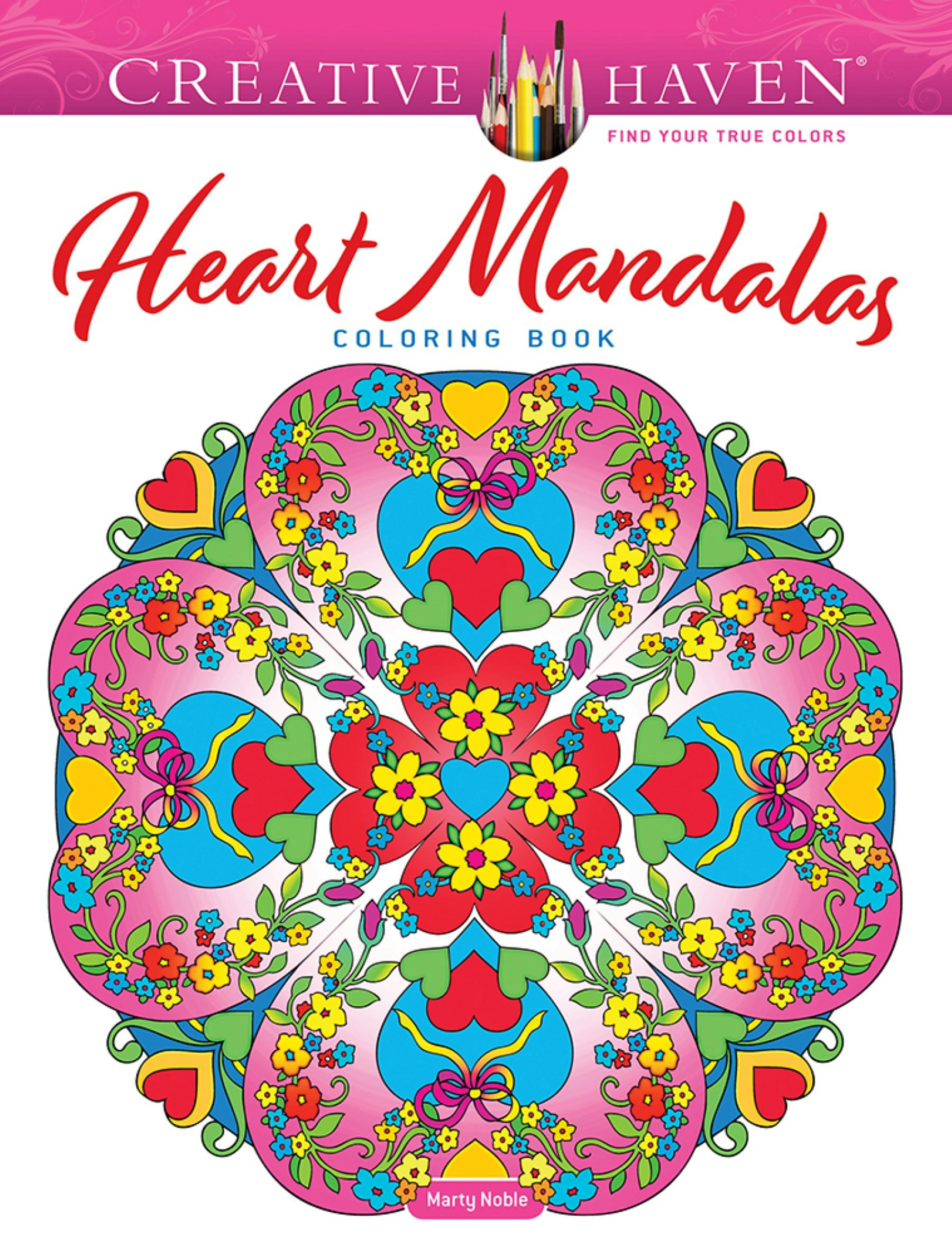 Creative Haven Heart Mandalas Coloring Book – Dover Publications