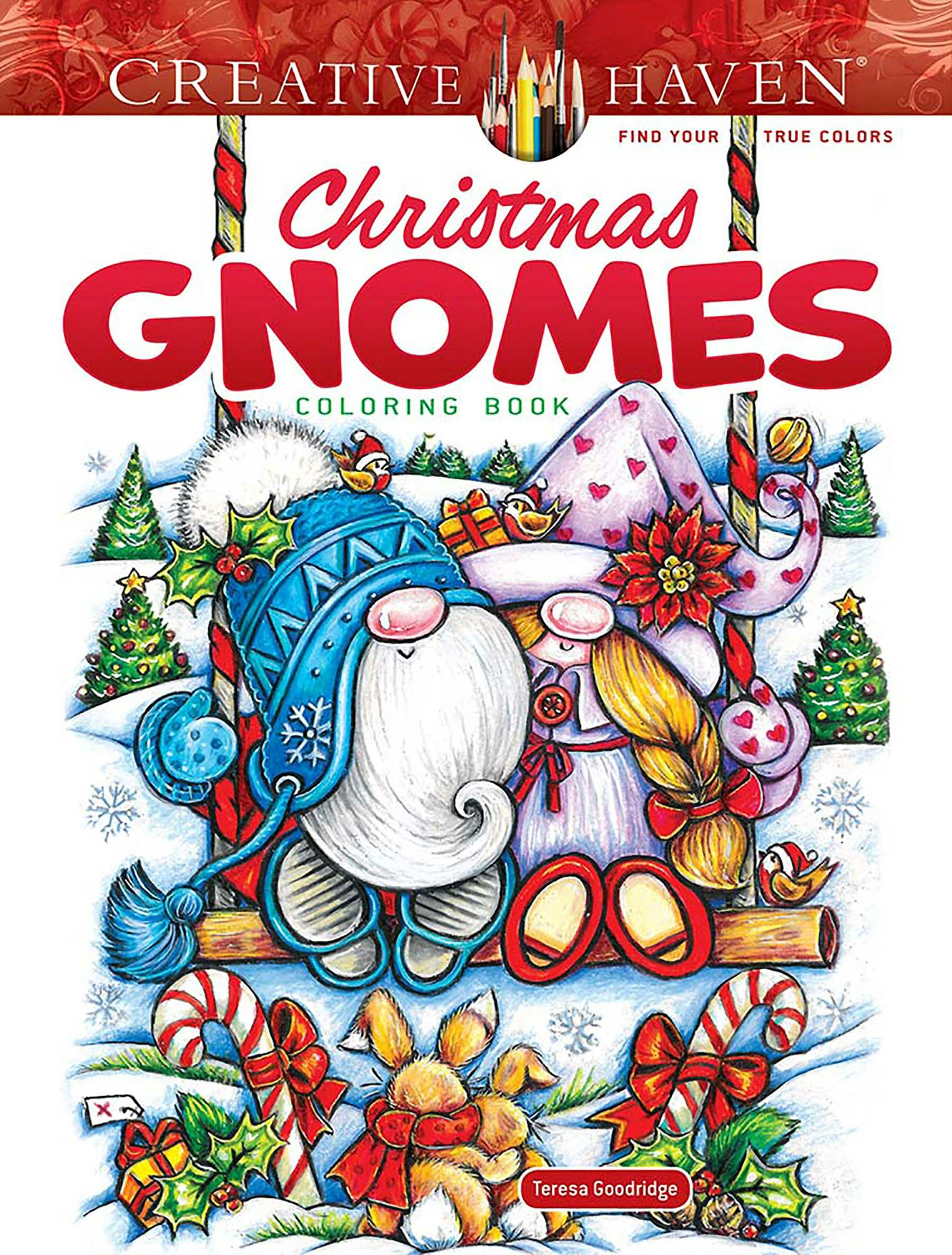 Creative Haven Christmas Gnomes Coloring Book – Dover Publications