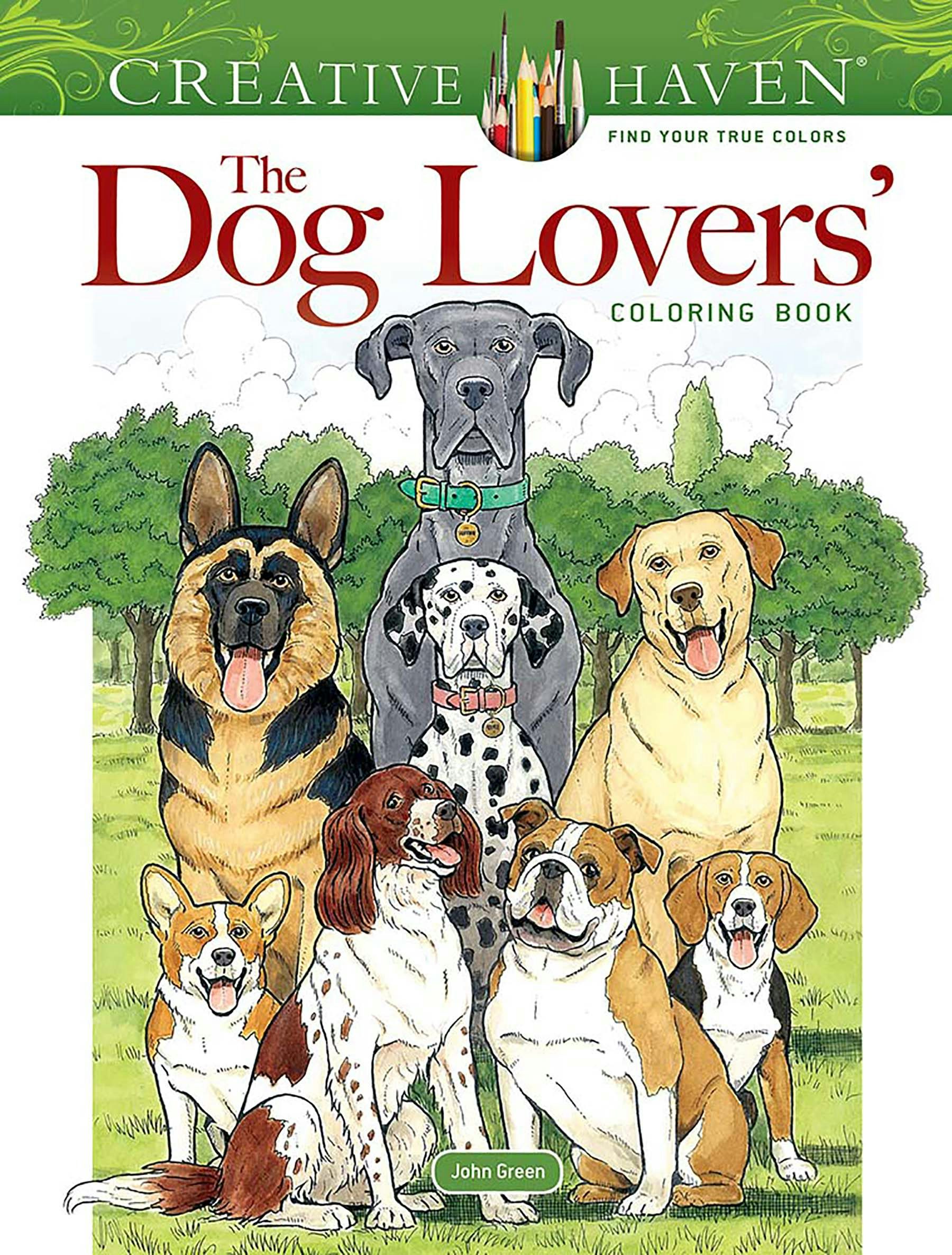 Creative Haven The Dog Lovers' Coloring Book – Dover Publications