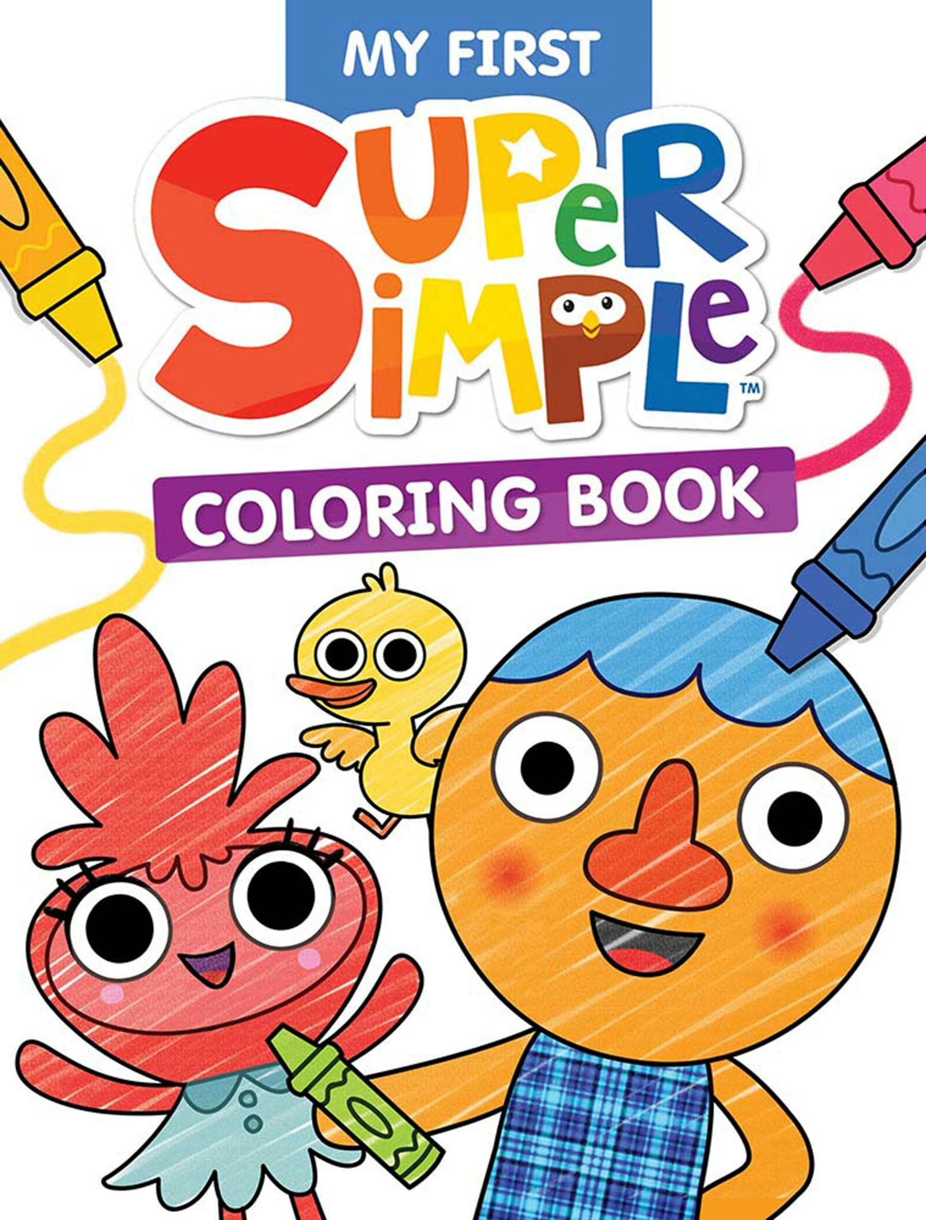 My First Super Simple Coloring Book – Dover Publications