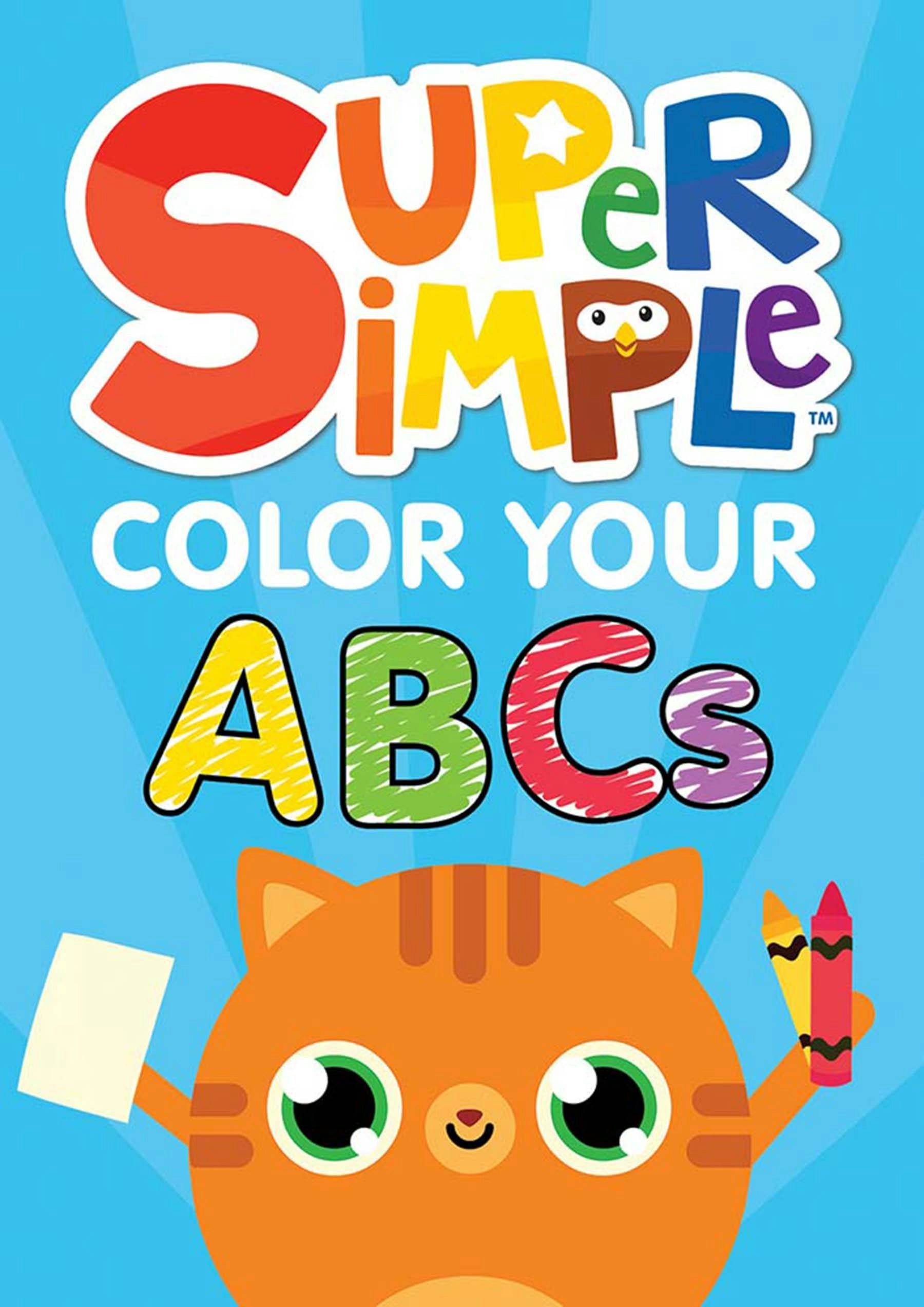 Super Simple Color Your ABCs – Dover Publications