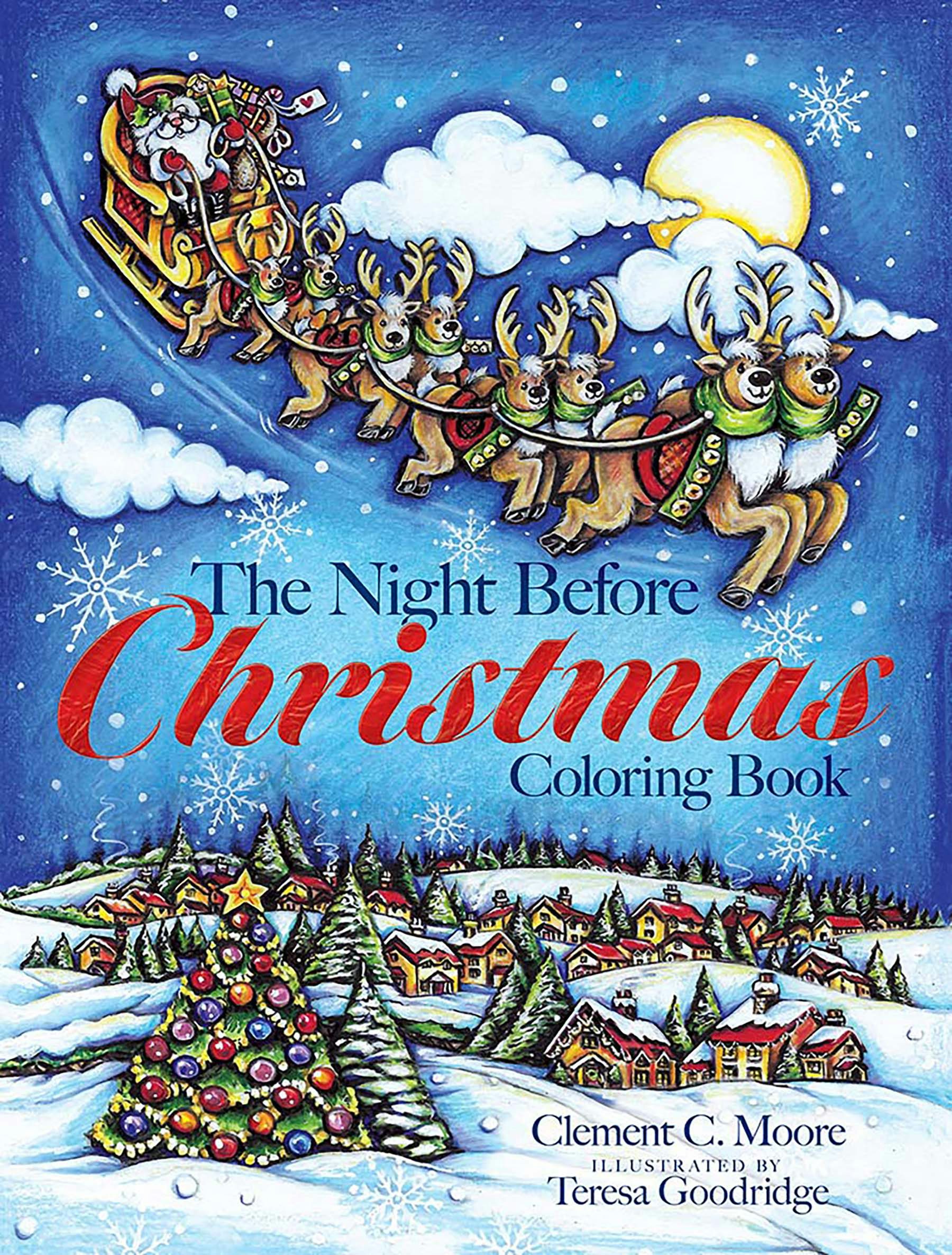 The Night Before Christmas Coloring Book – Dover Publications