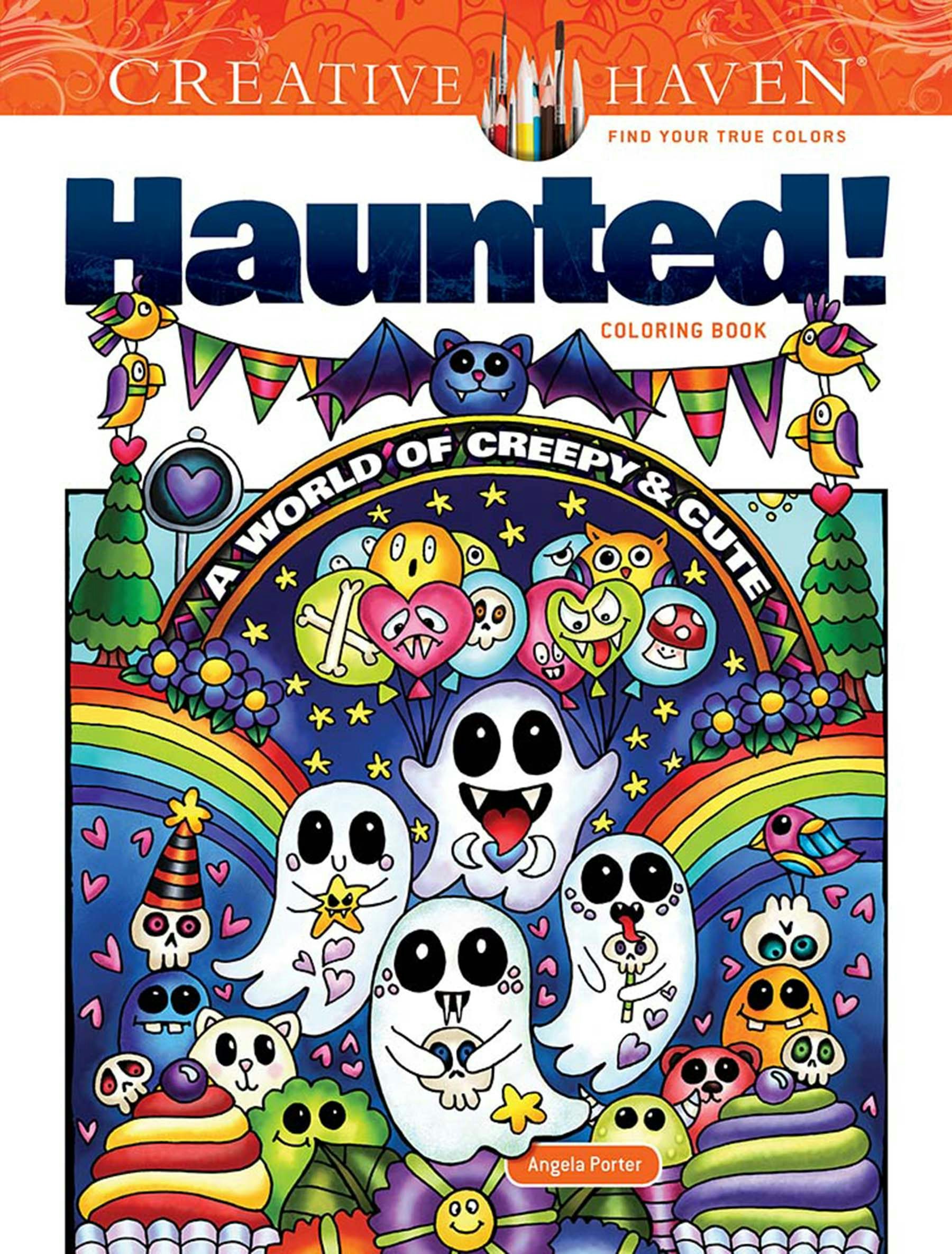 Creative Haven Haunted! Coloring Book – Dover Publications