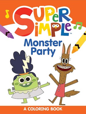 Super Simple Monster Party Coloring Book